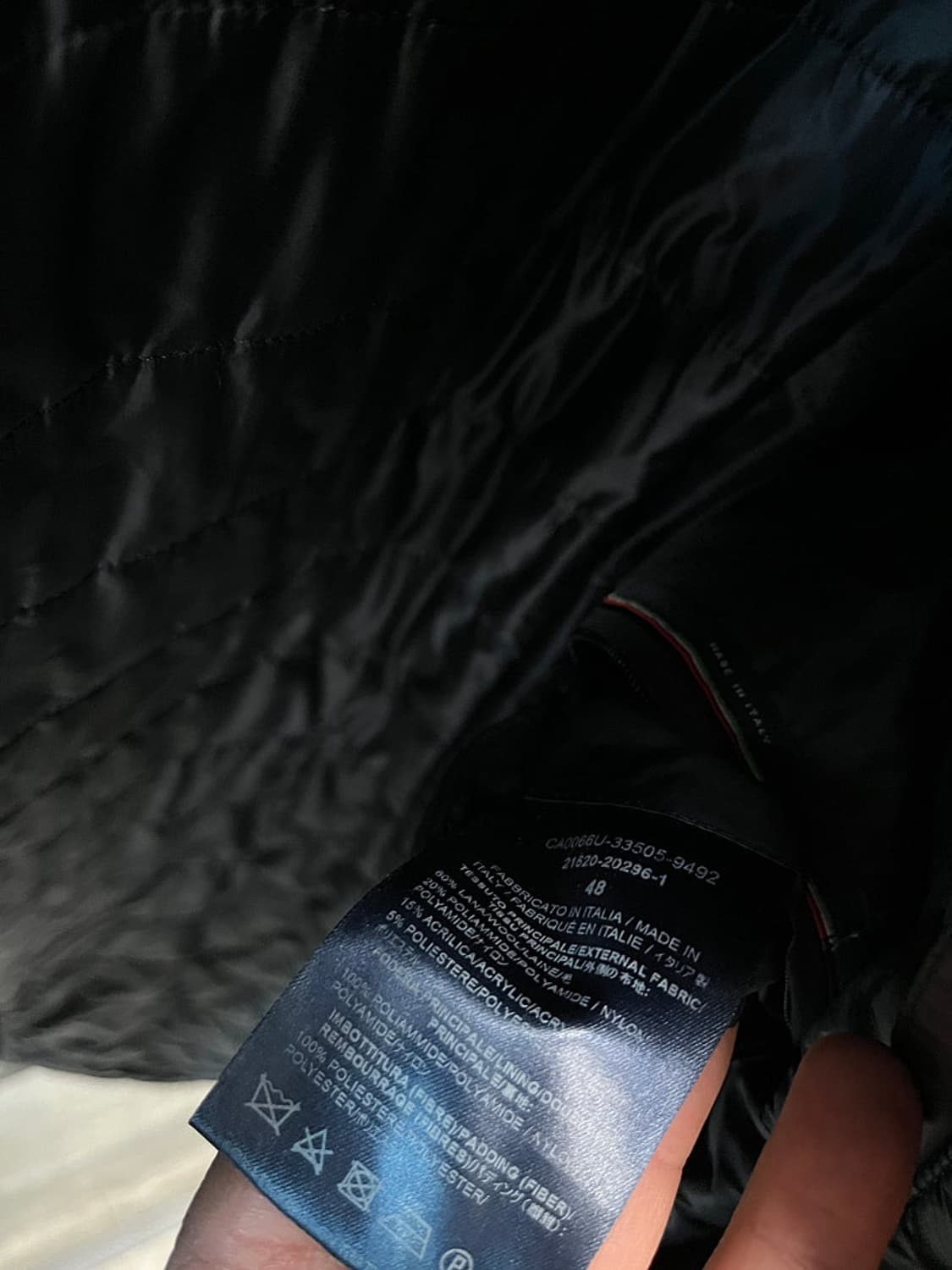 95-100) 에르노 헤링본 울코트  상품이미지10