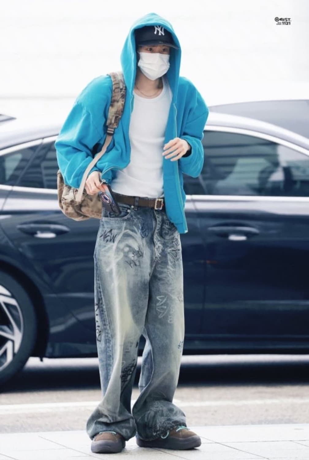 [L] skylrk 스카이라크 후드집업 슈퍼블루 상품이미지1