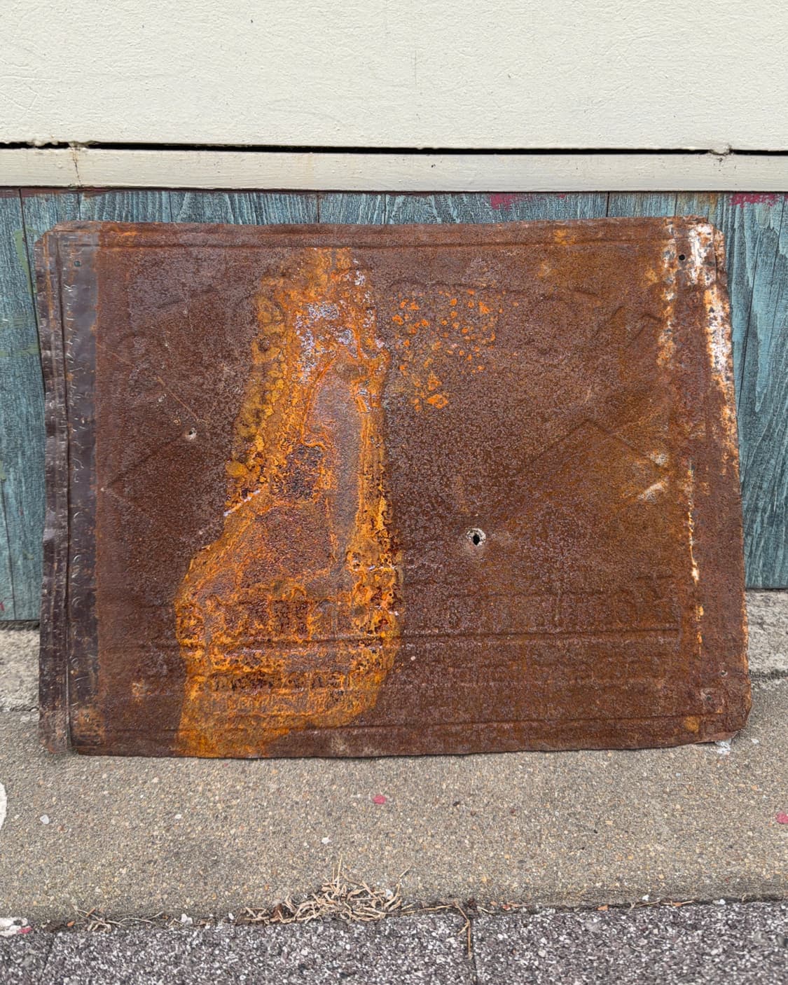 빈티지 소품 1930년 독일 법랑 광고판 상품이미지5