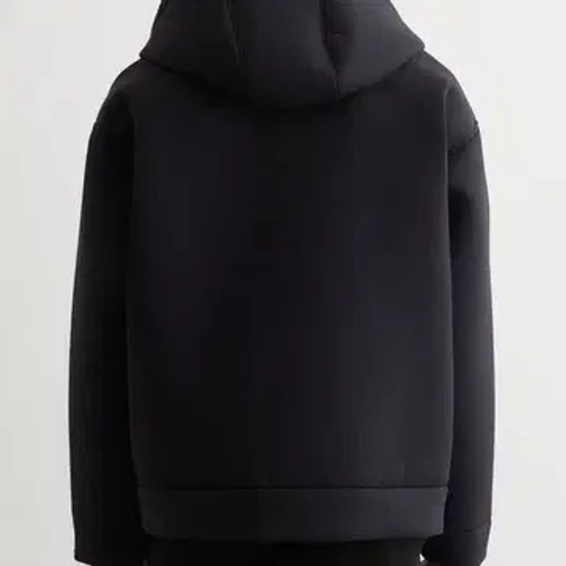 오라리 스펀지 트로피칼 울 집업 후디 다크네이비 상품이미지2