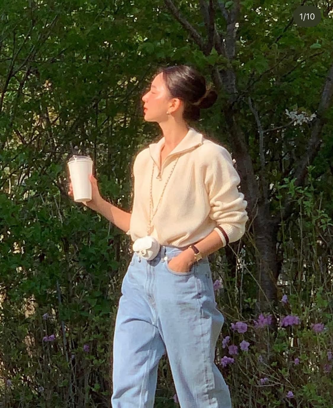 얼바닉30 요트 집업 니트 상품이미지4