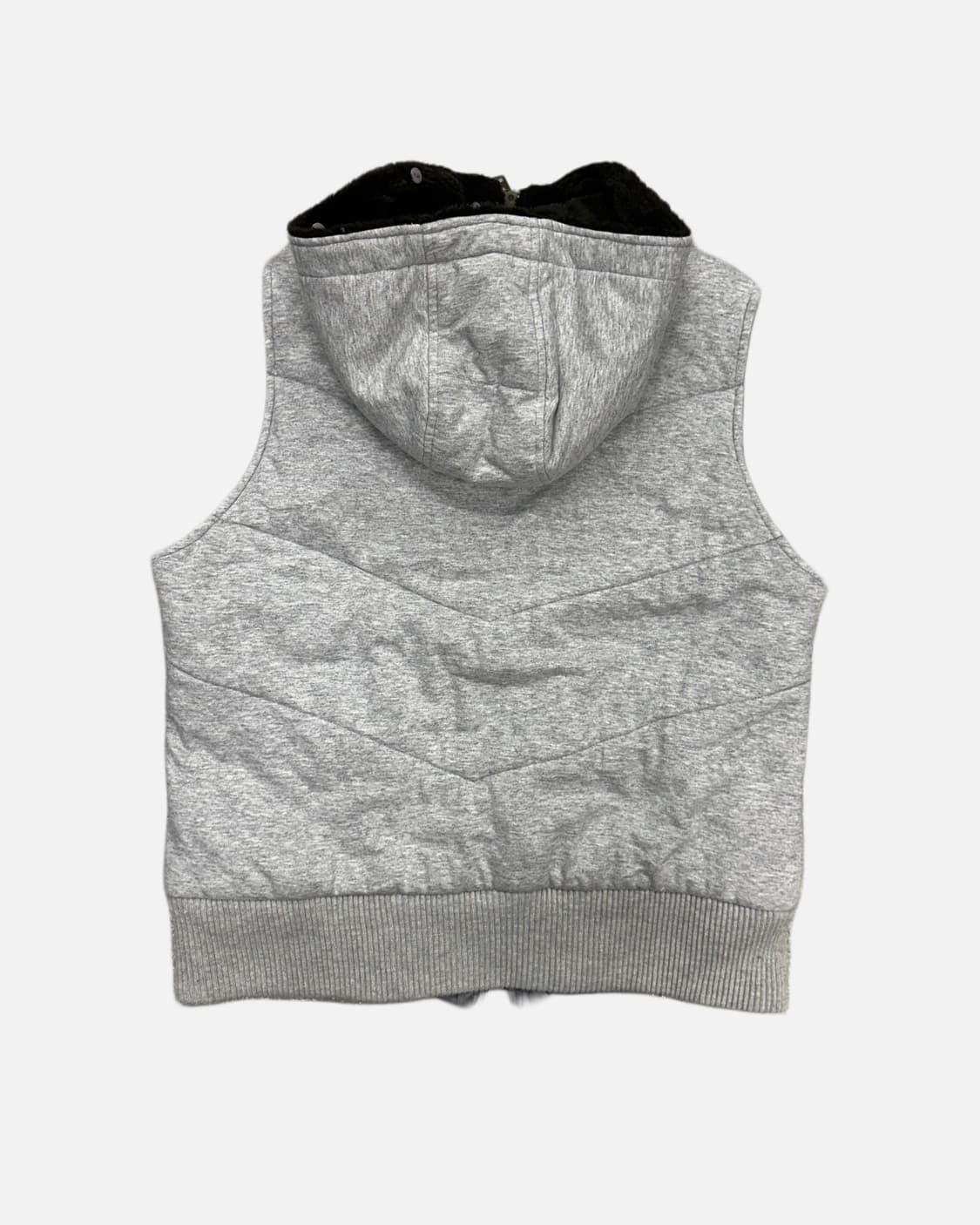 grey hood vest jacket 상품이미지5