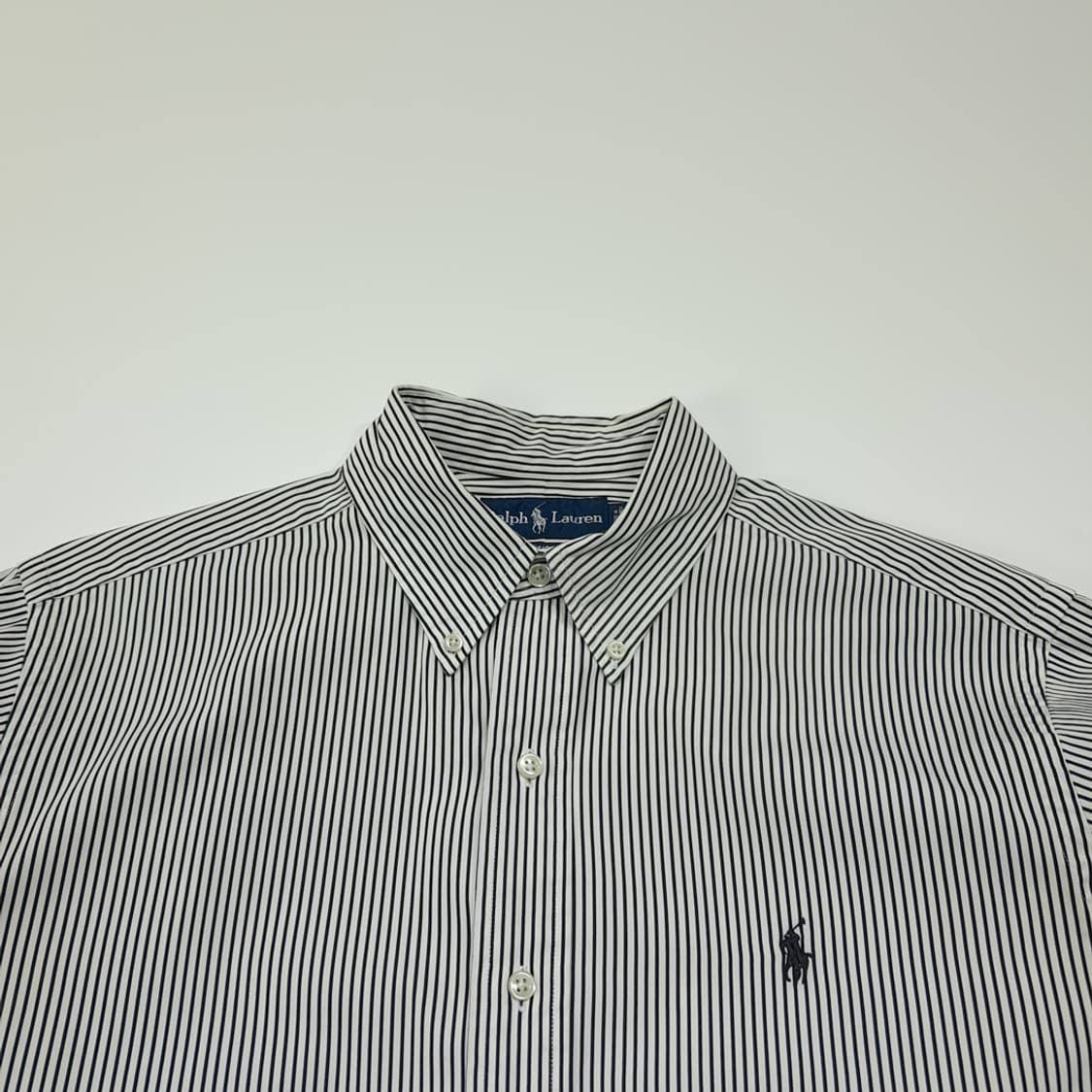 CL244 L 폴로 00s 필리핀판 면 스트라이프 셔츠 남방 상품이미지2