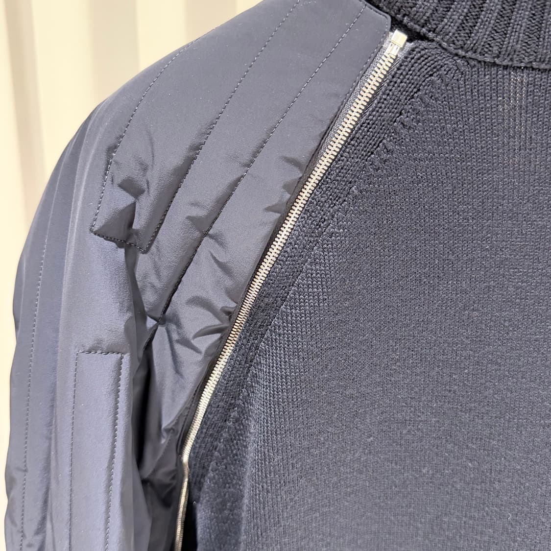 (S+/L) / 에르메스 신형 윈드브레이커 네이비 경량 패딩 상품이미지7