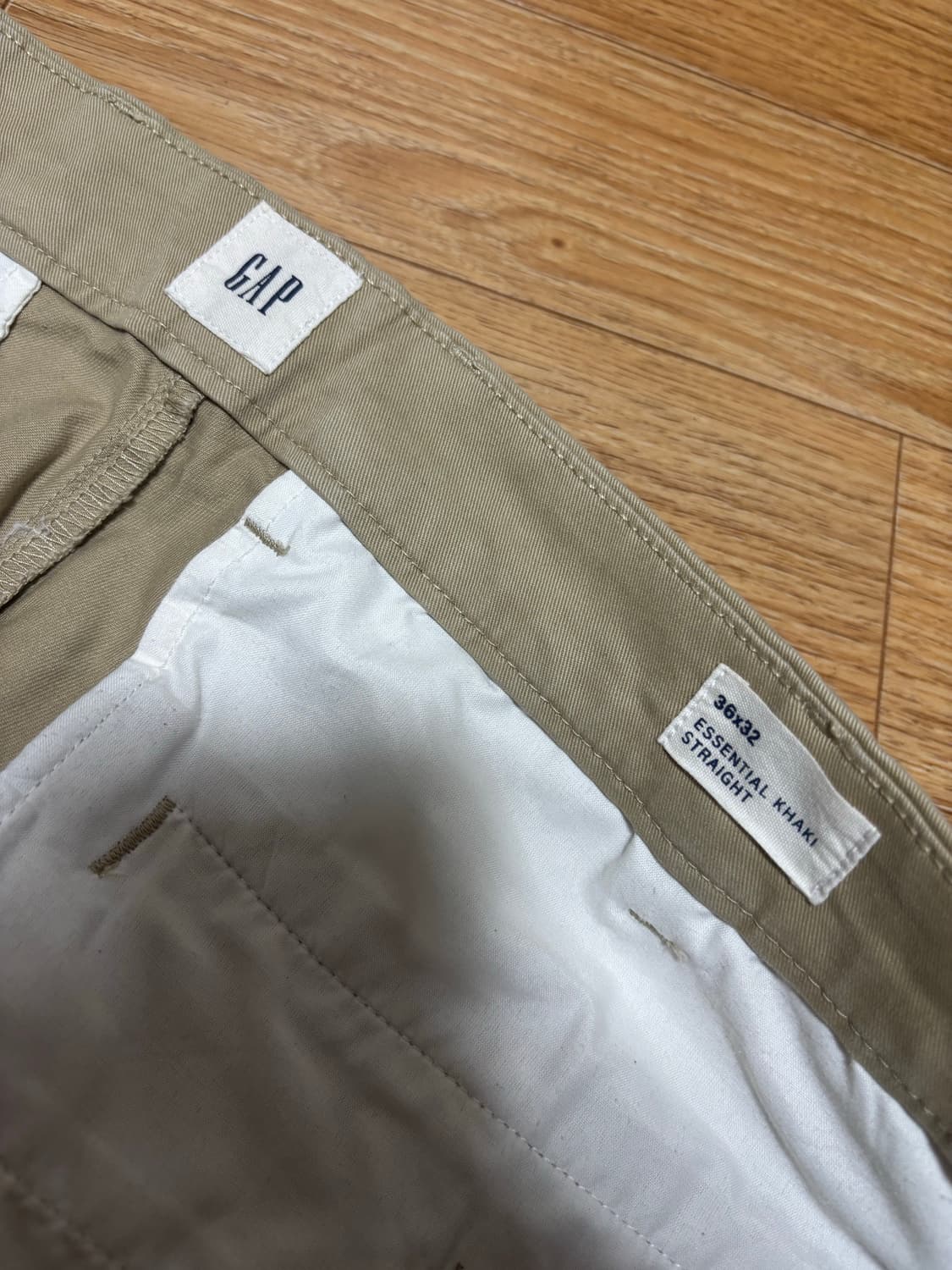 갭 베이지 면바지 상품이미지3