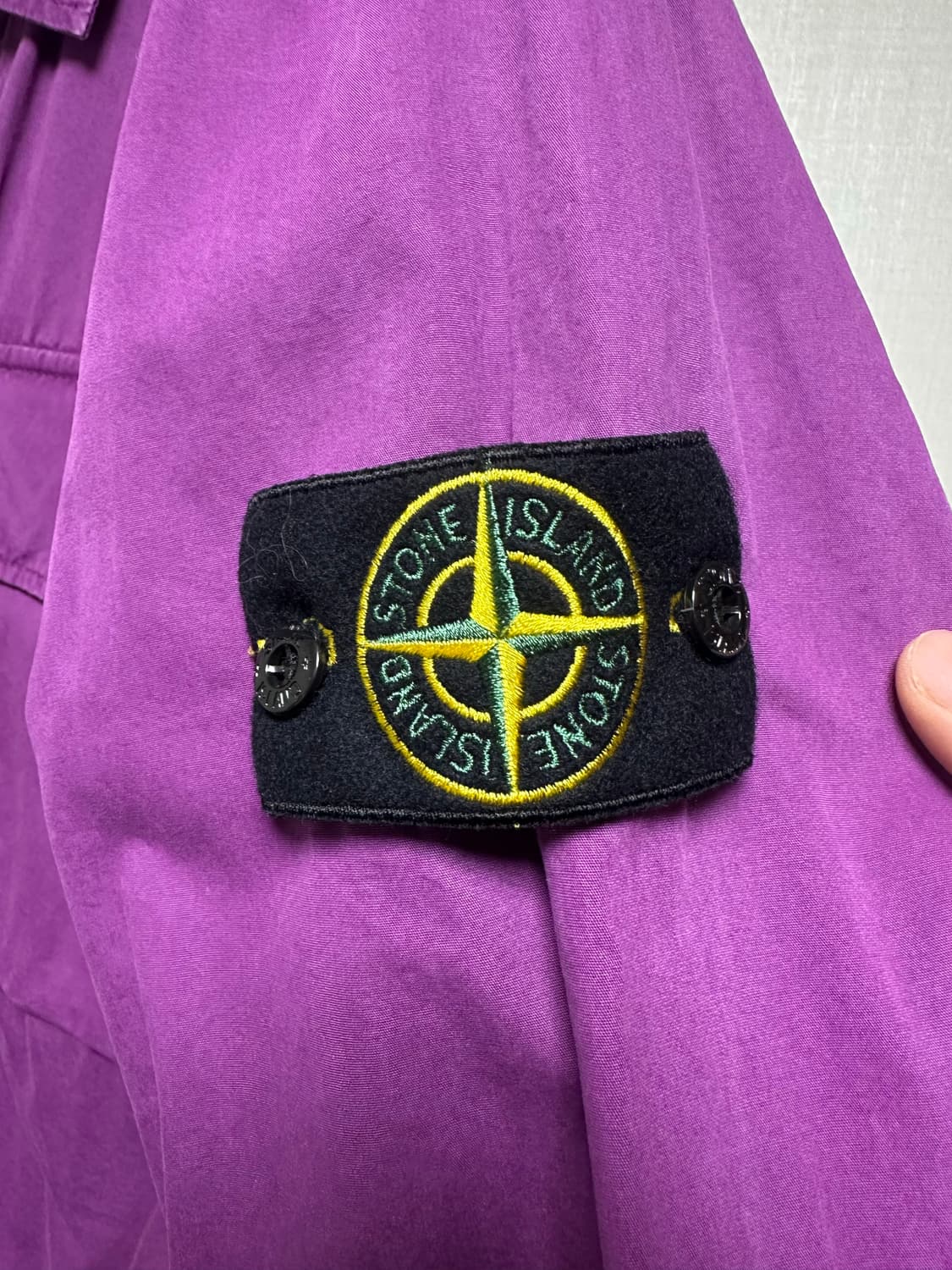 스톤아일랜드 21FW 올드이펙트 셔츠 퍼플 상품이미지4