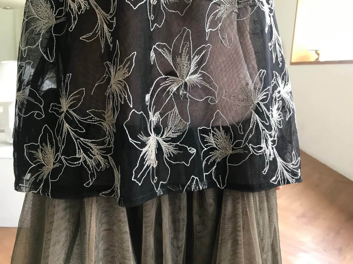 vintage pattern sleeveless blouse 상품이미지5