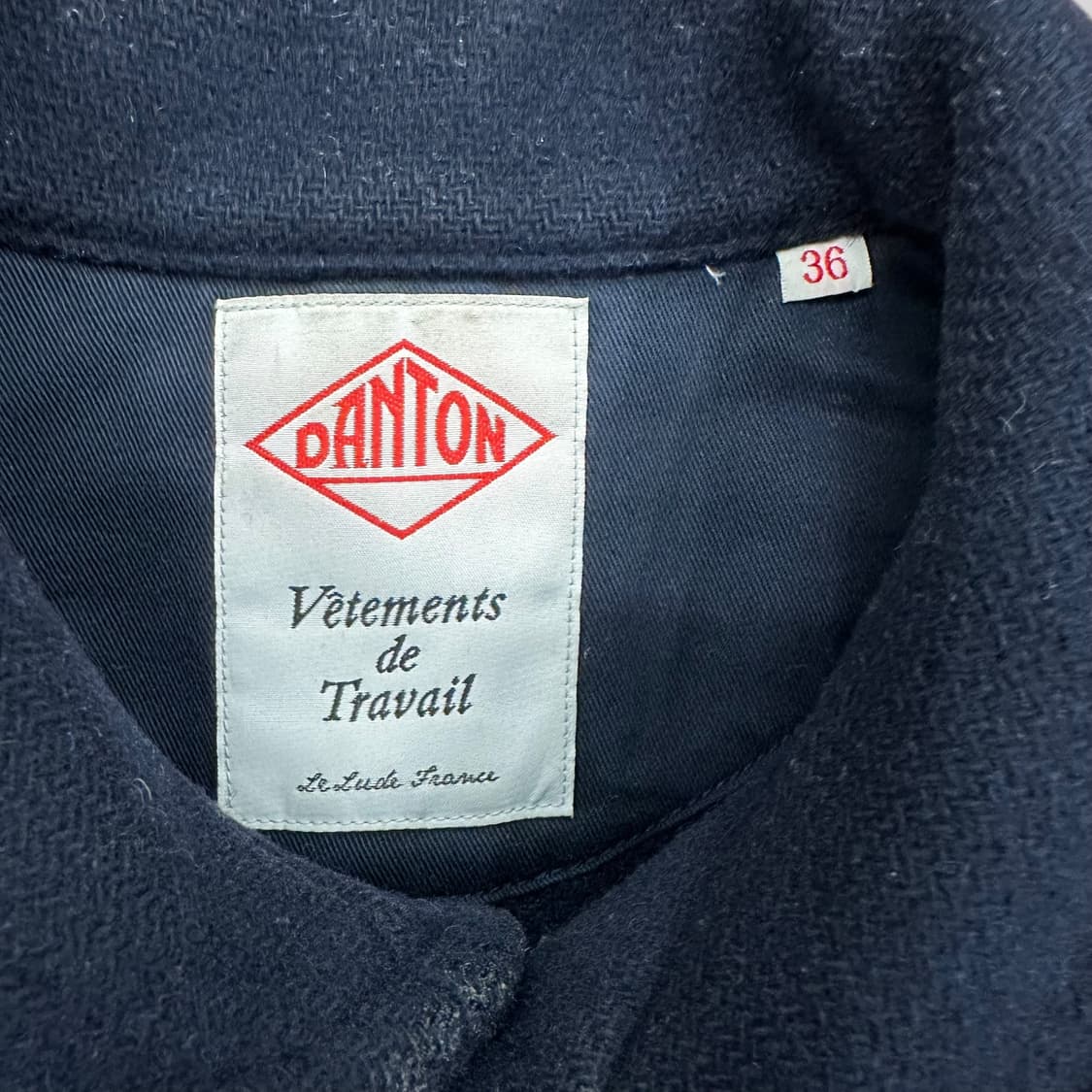 Sailor Collar Navy Wool Medium Jacket 상품이미지6