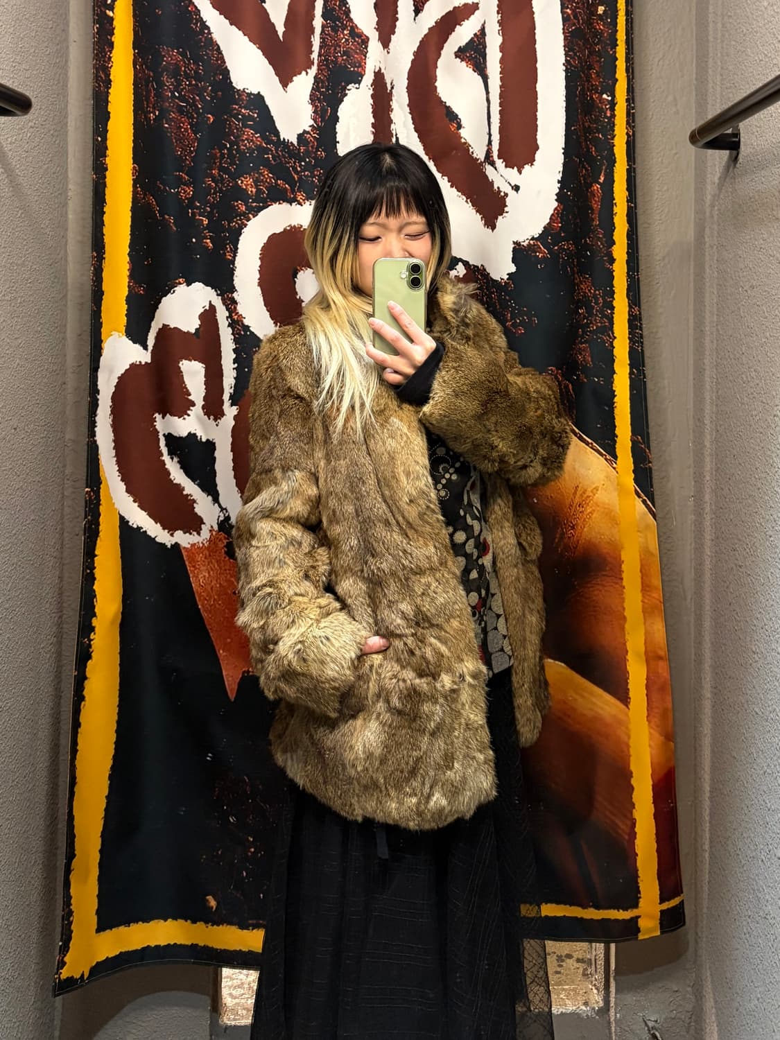 빈티지 래빗 퍼자켓 상품이미지3