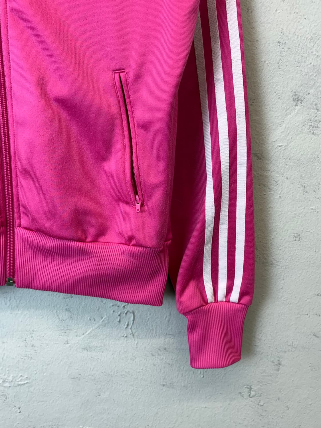 아디다스 빈티지 파이어버드 삼선 트랙탑 져지 핑크 상품이미지5