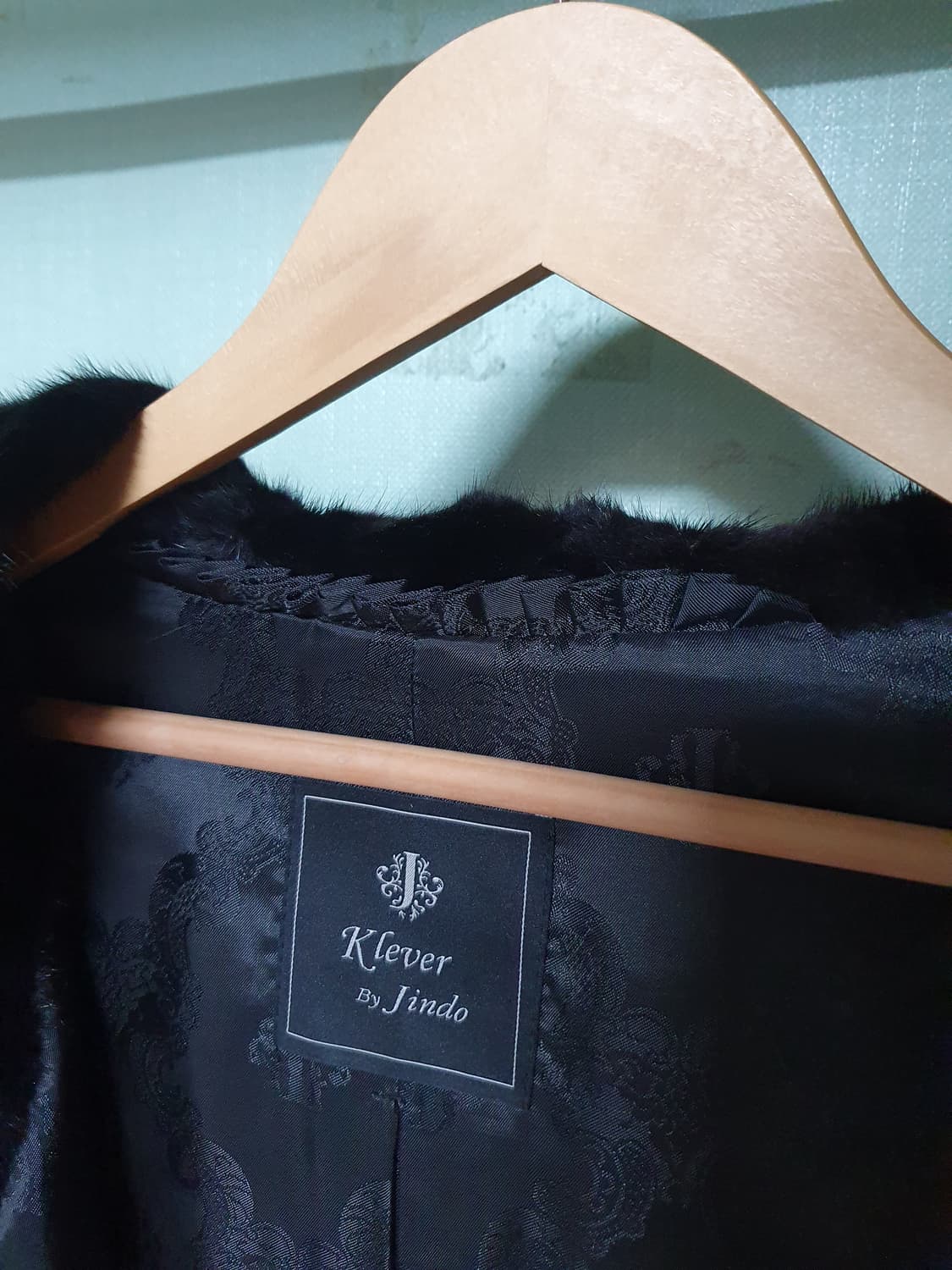 진도 끌레베 밍크 후드 코트 66 상품이미지5