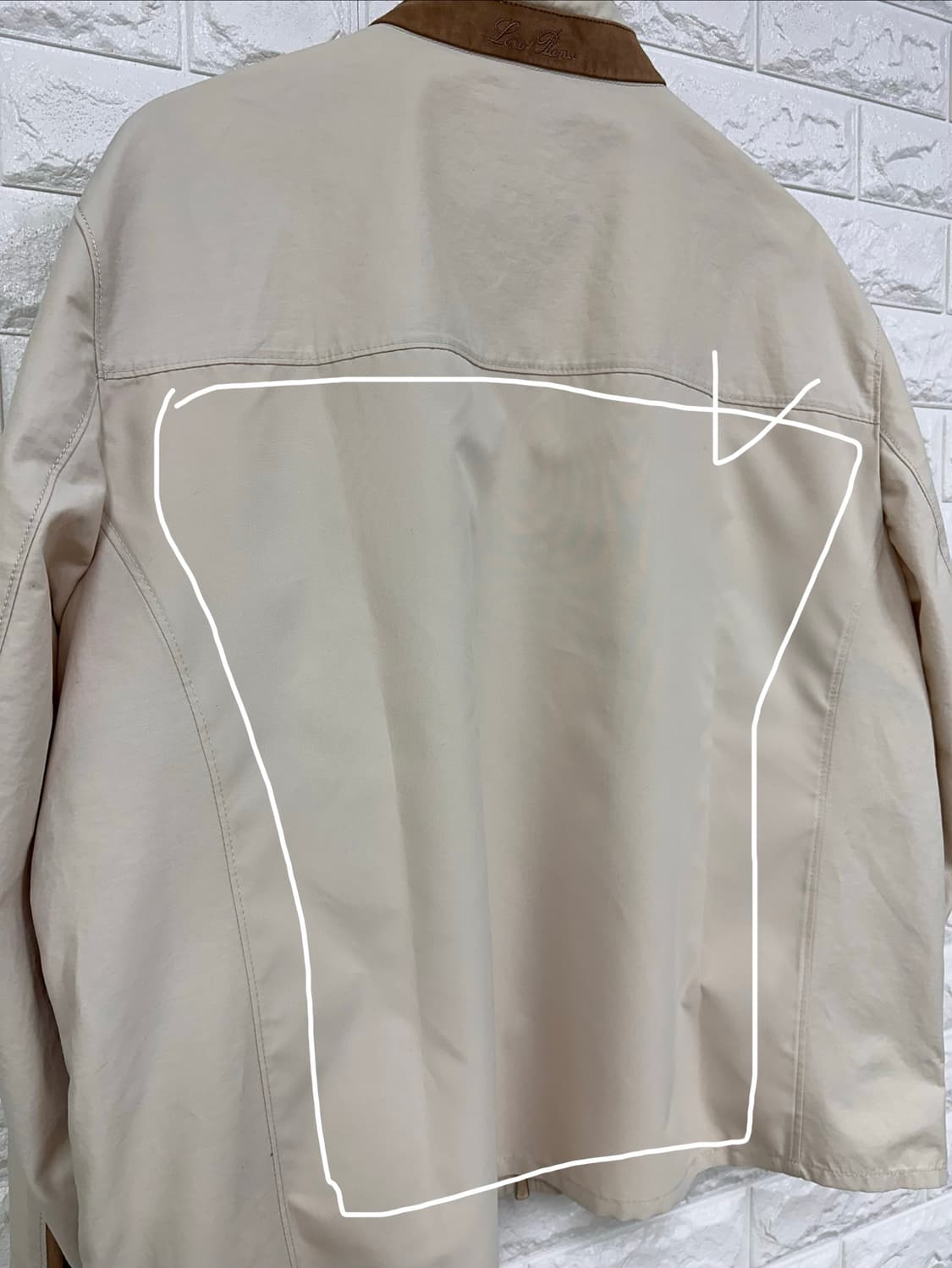 (XL)로로피아나 스웨이드 라이닝 윈드브레이커 자켓 상품이미지10