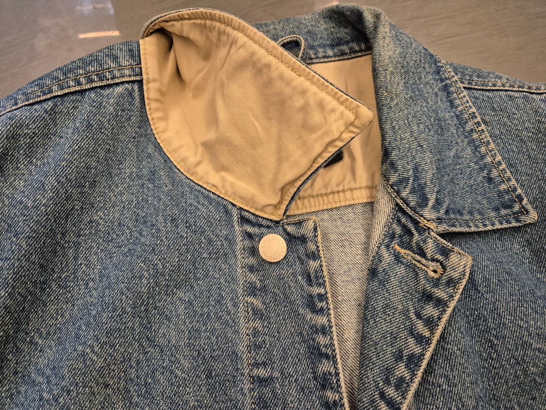 00s 에디바우어 데님  자켓 상품이미지5