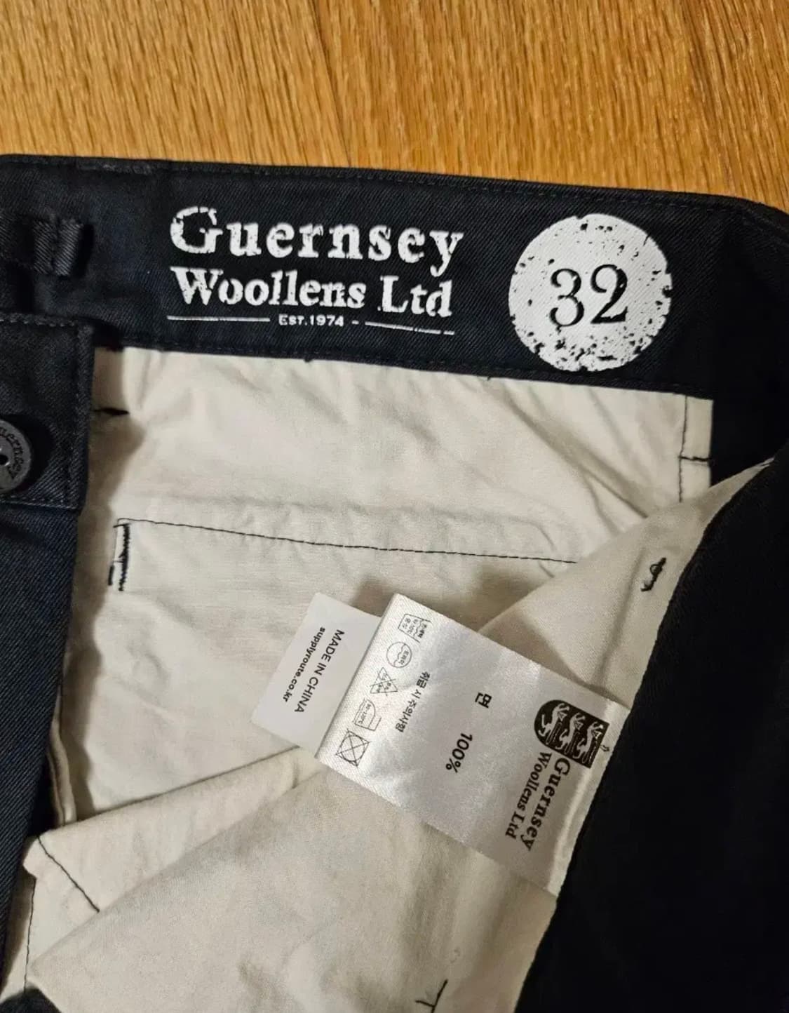 건지울른스 1940 네이비 치노 32 상품이미지3