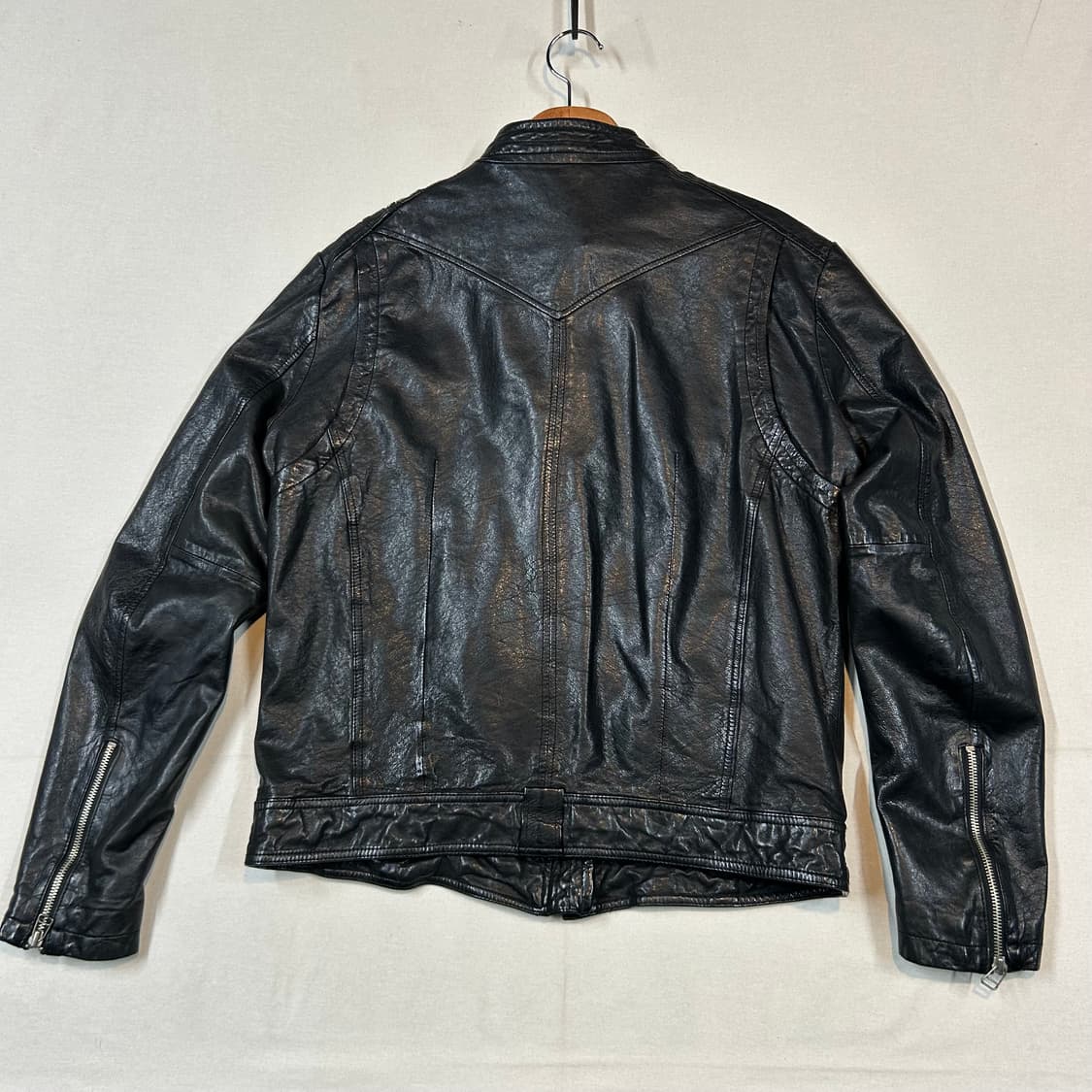 L) 이태리 램스킨 양가죽 멀티 포켓 라이더 자켓 상품이미지6