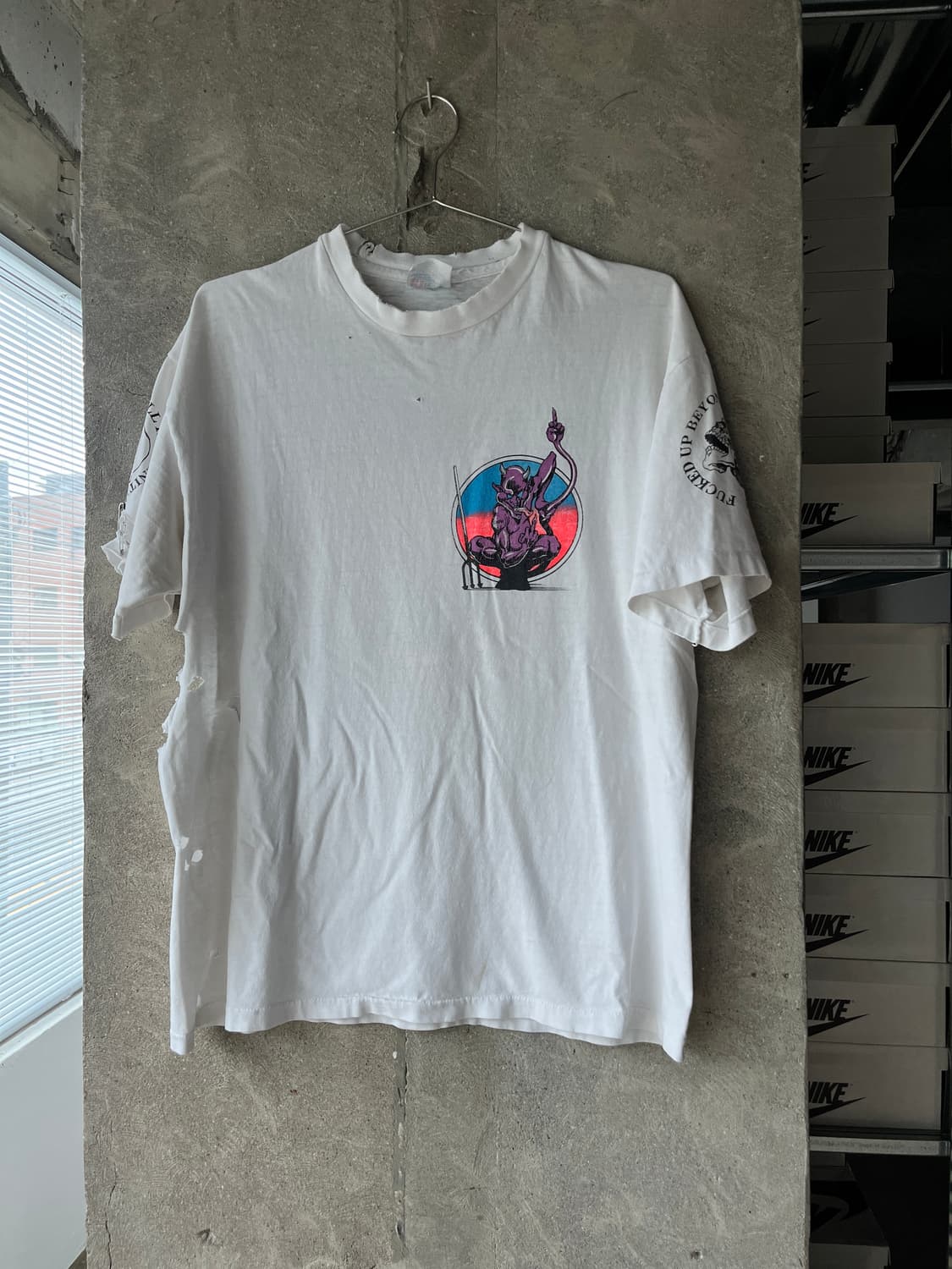 90’s Vintage FUBAR T-shirt Distressed 상품이미지4