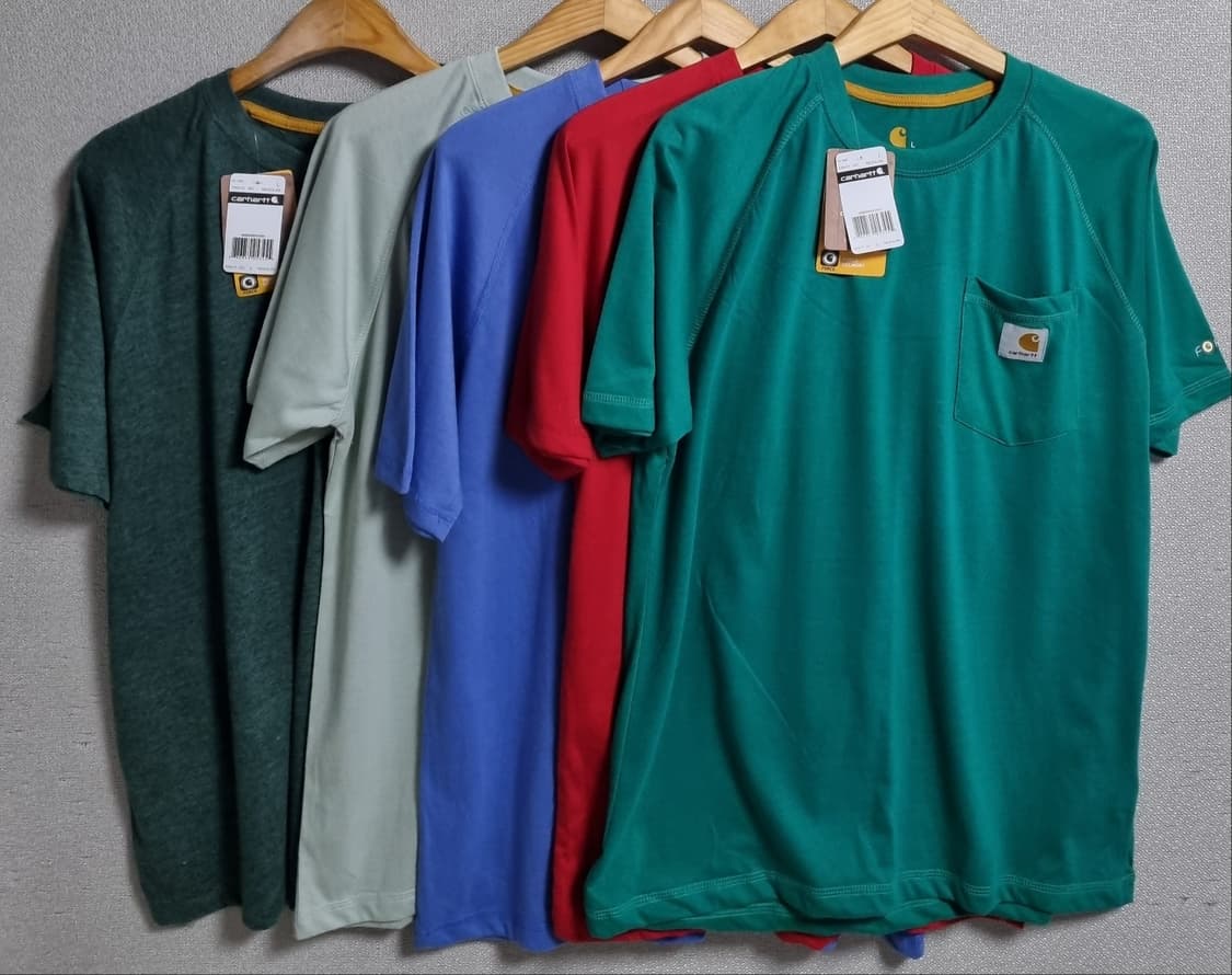 새상품) L (100) 칼하트 라이트민트 포켓 반팔티 상품이미지1