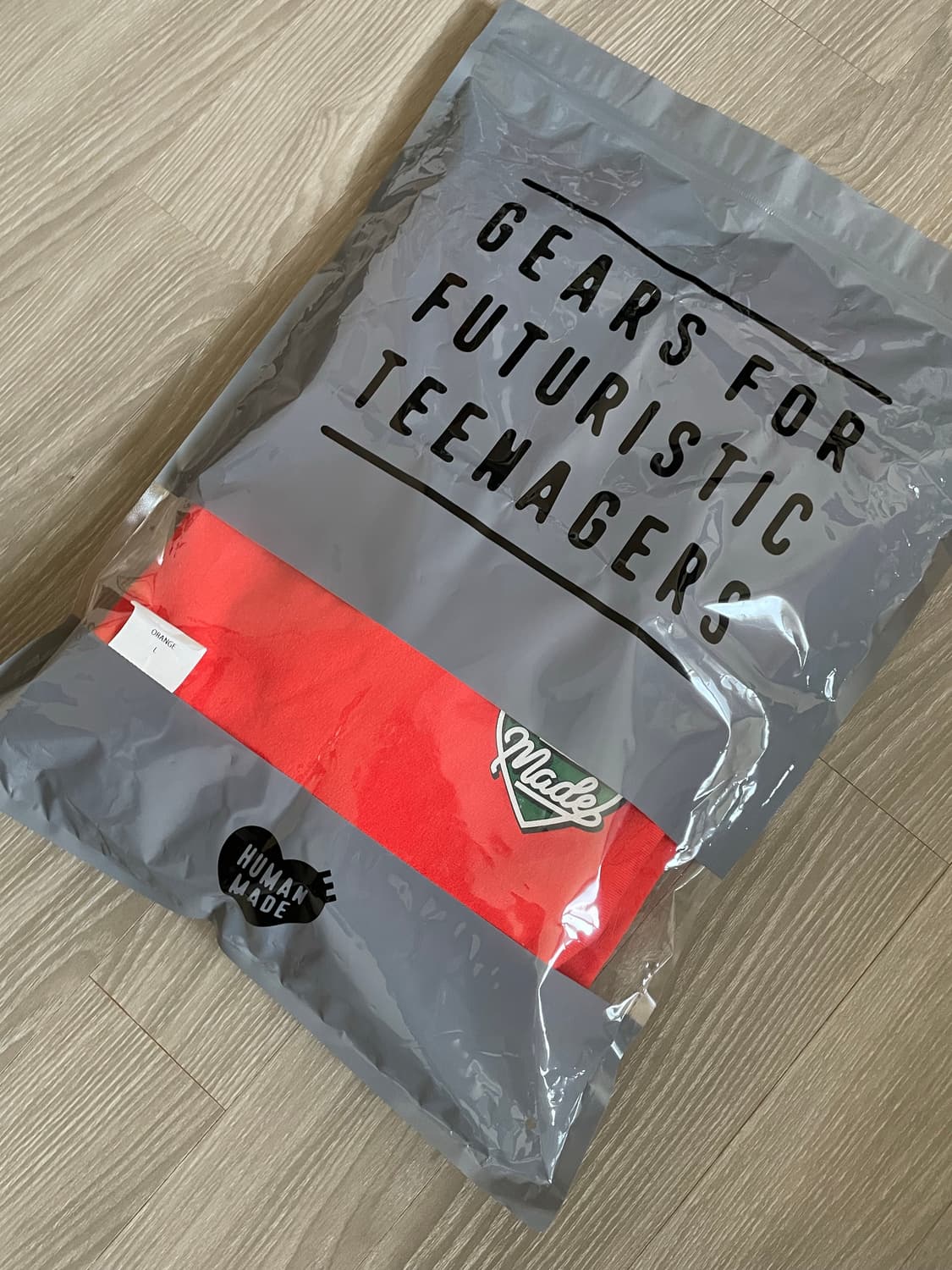 휴먼메이드 헤비웨이트 스웨트셔츠 오랜지 상품이미지4