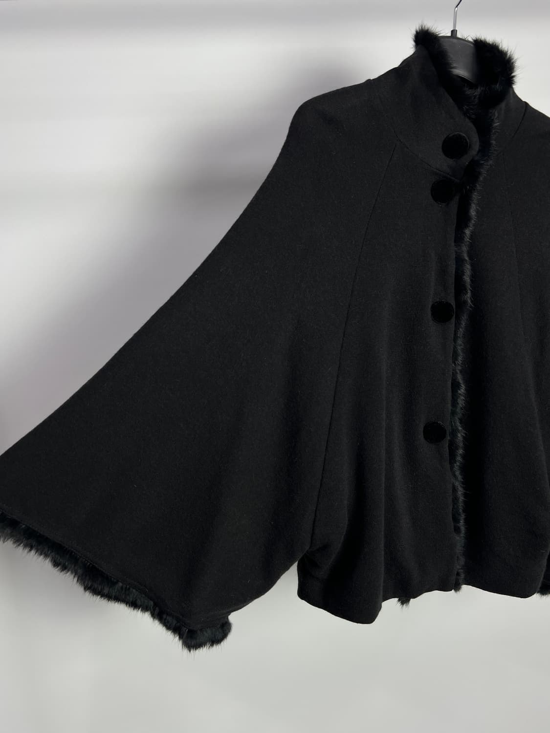 빈티지 울 혼방 케이프 가디건 상품이미지4