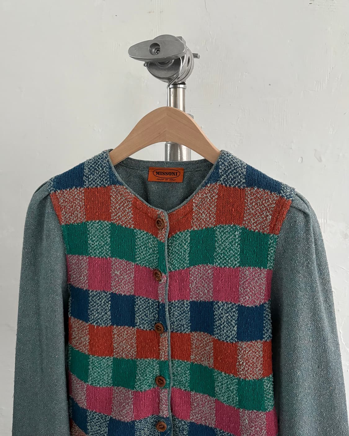 MISSONI 미쏘니 체크패턴 버튼 가디건 상품이미지7