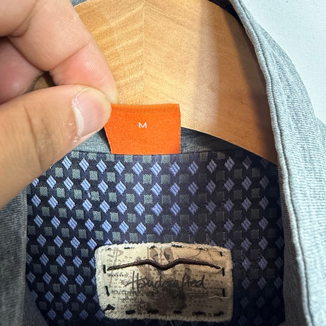 HUGO BOSS 휴고보스 블루종 코튼 자켓 M 상품이미지6
