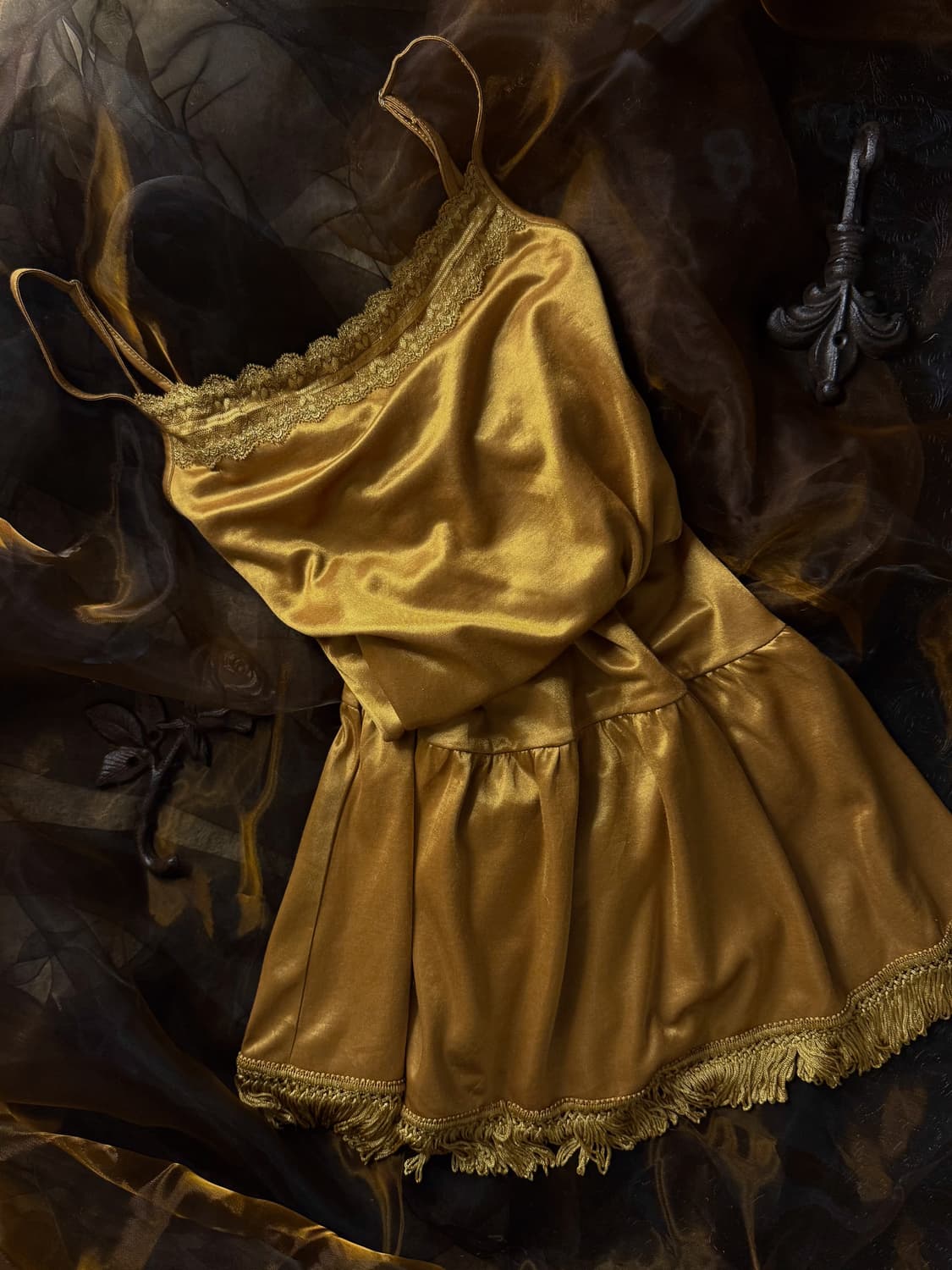 Fringed Gold Long Sleeveless 0169 상품이미지2