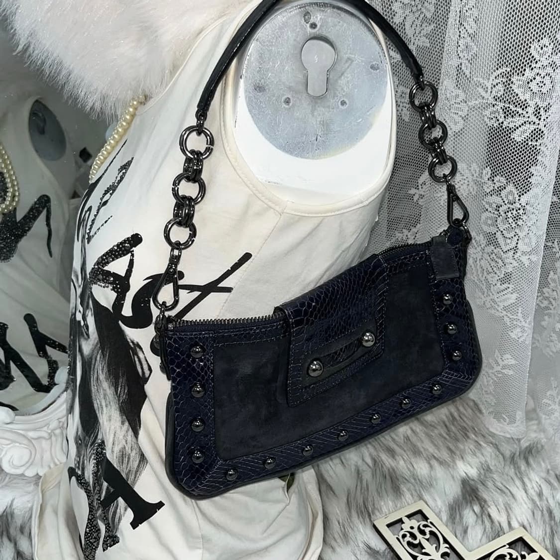 renoma 파에톤 스터드 숄더백 상품이미지1