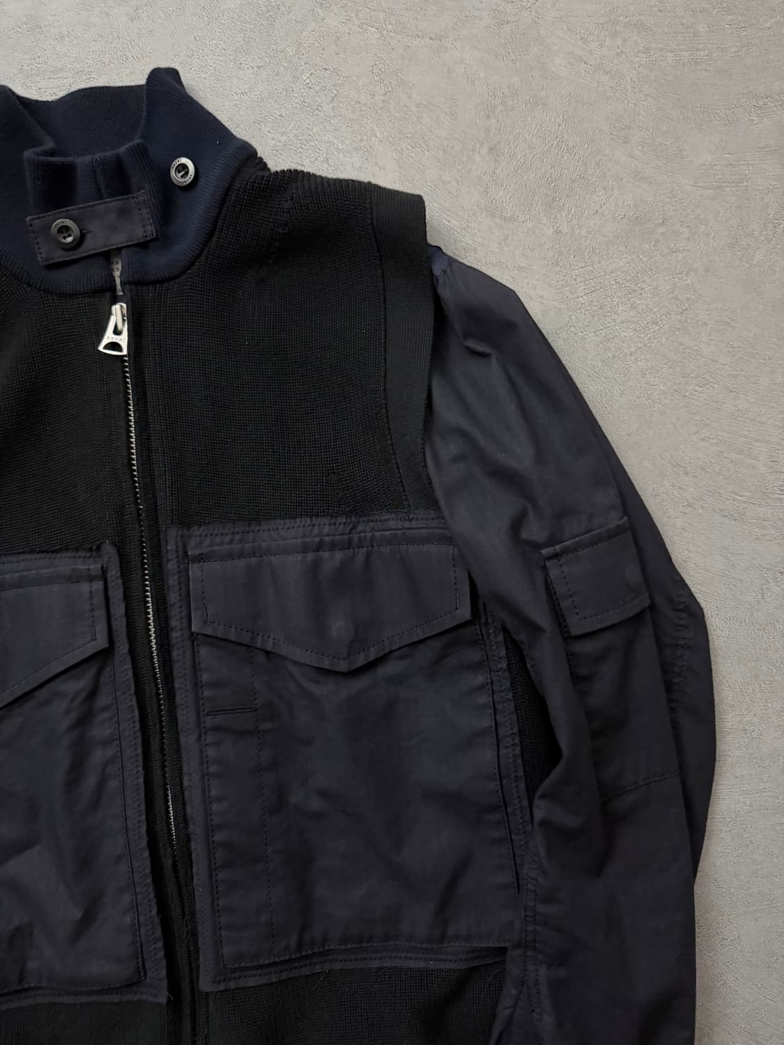 Sacai 니트 믹스 MA-1 하이브리드 자켓 상품이미지7