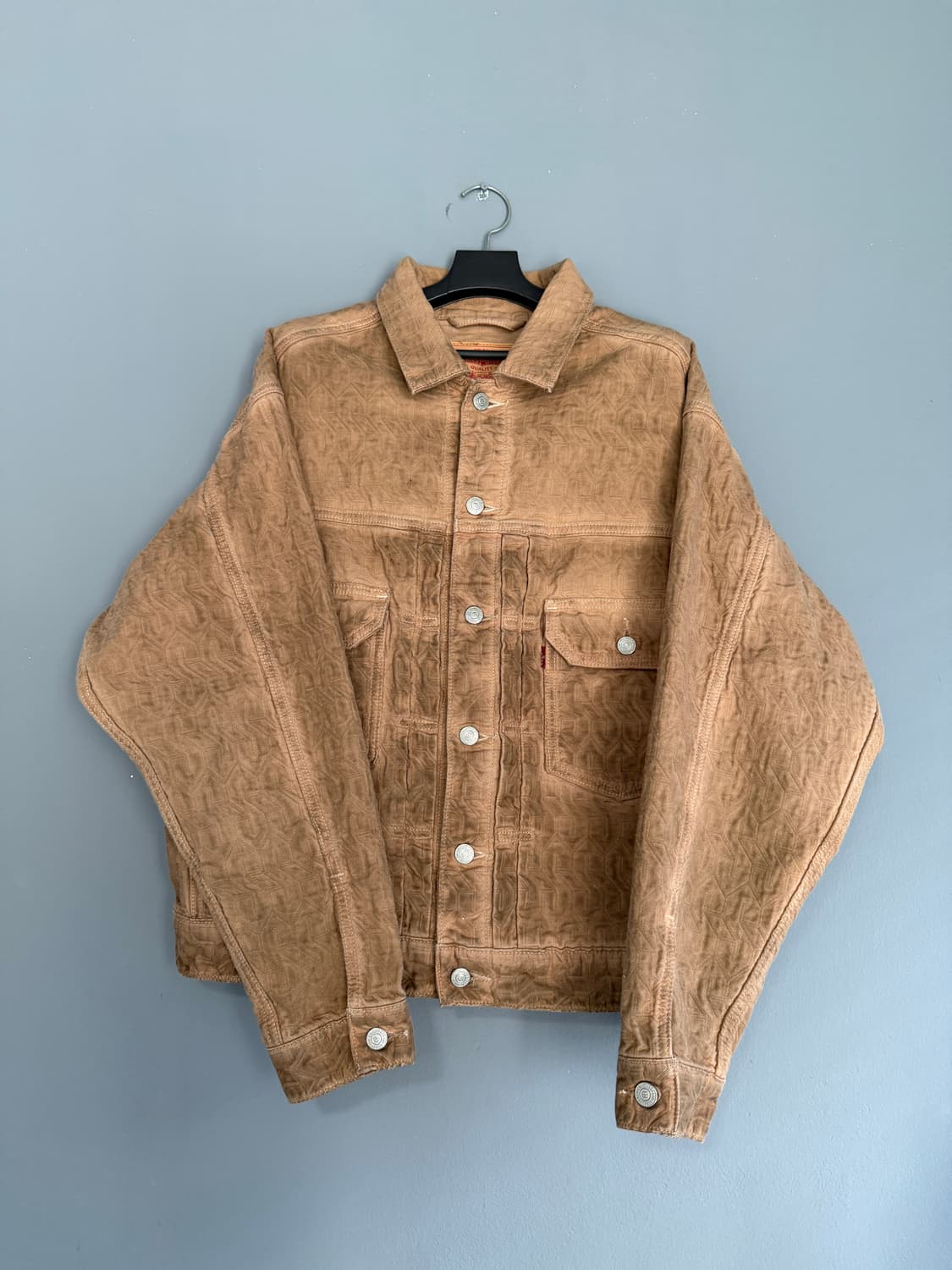 스투시 리바이스 자카드 트러커 자켓 상품이미지2