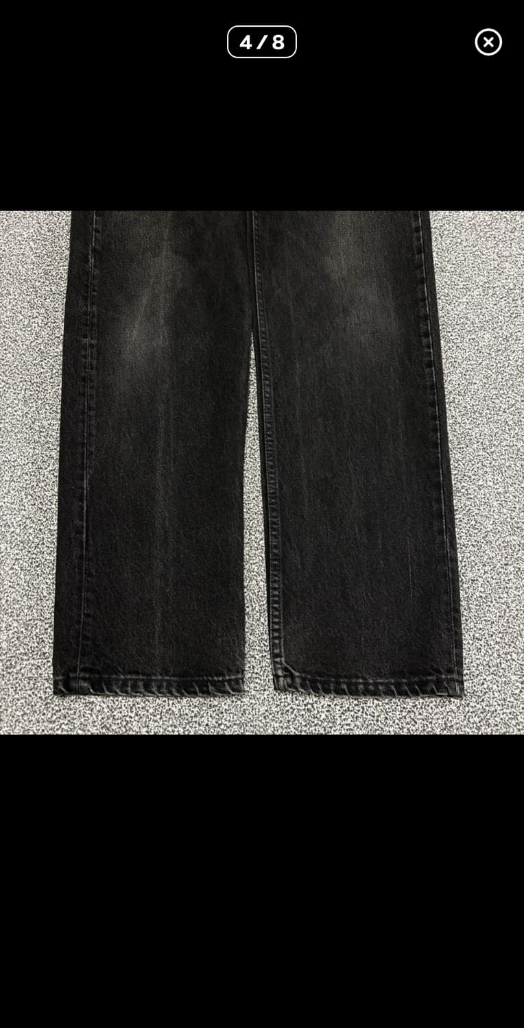 리바이스 505 흑청 블랙 36 상품이미지3