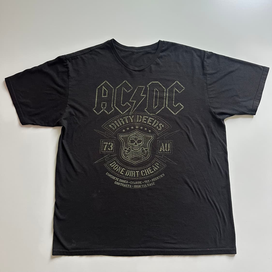 AC/DC DIRTY DEEDS 티셔츠 상품이미지1