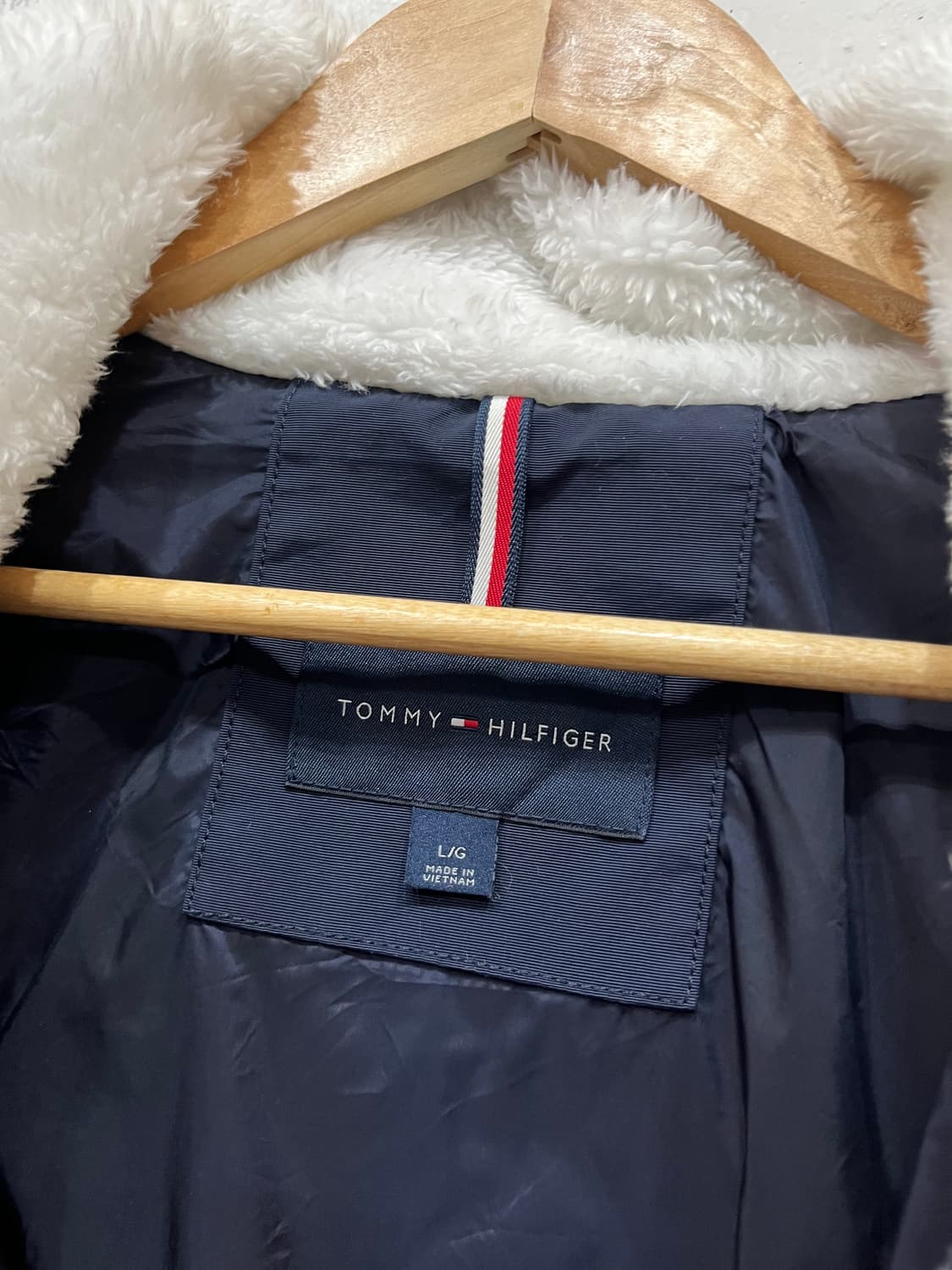 타미힐피거 플래그 로고 플리스 자켓 L 상품이미지4