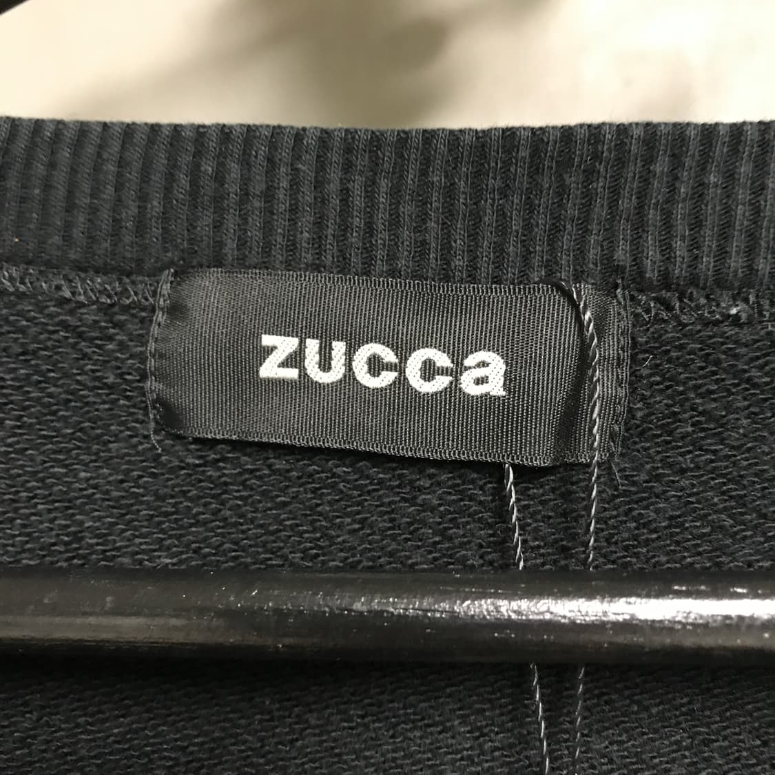 ZUCCA 주카 블랙 반팔 맨투맨 M 상품이미지5
