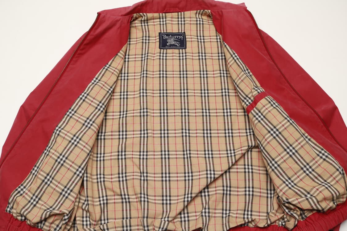 [L] 90's 버버리 코튼 블루종 자켓 상품이미지4