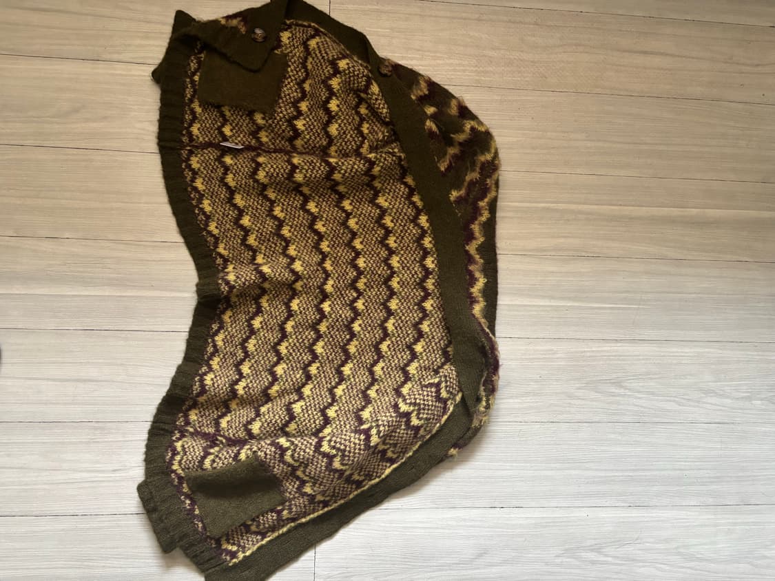 브레인데드 지그재그 스트라이프 가디건 상품이미지3