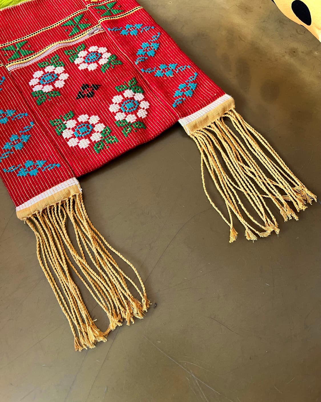 Jpn Oriental Fringe Trim Floral Old Bag 상품이미지5
