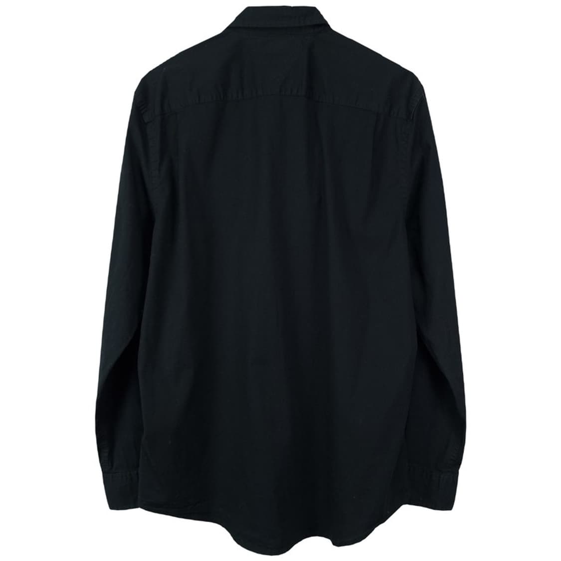 [타미힐피거] 로고 자수 셔츠 블랙 M19343 상품이미지3