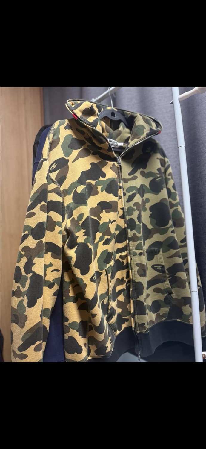 베이프 카모 샤크 후드집업 2XL 상품이미지3