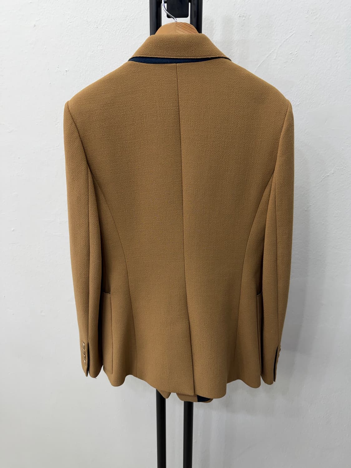 정품) TIME 타임 한섬 여성 더블 브레스트 캐멜 자켓 55-66 상품이미지5
