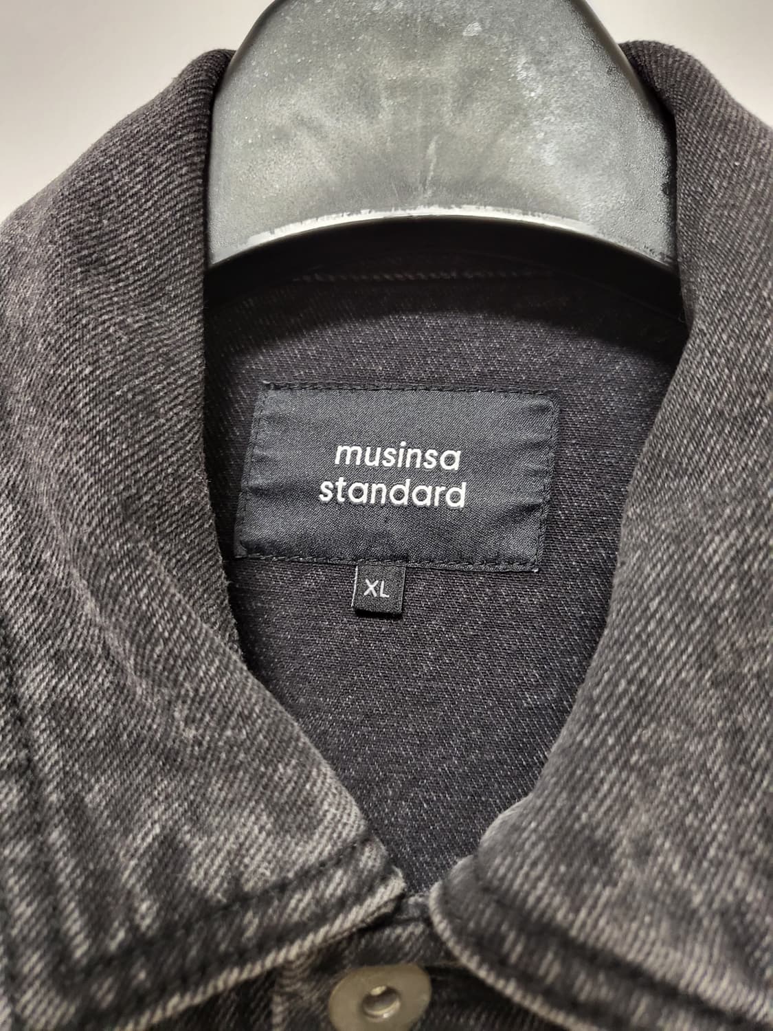 무신사 흑청 데님 트러커자켓 상품이미지2