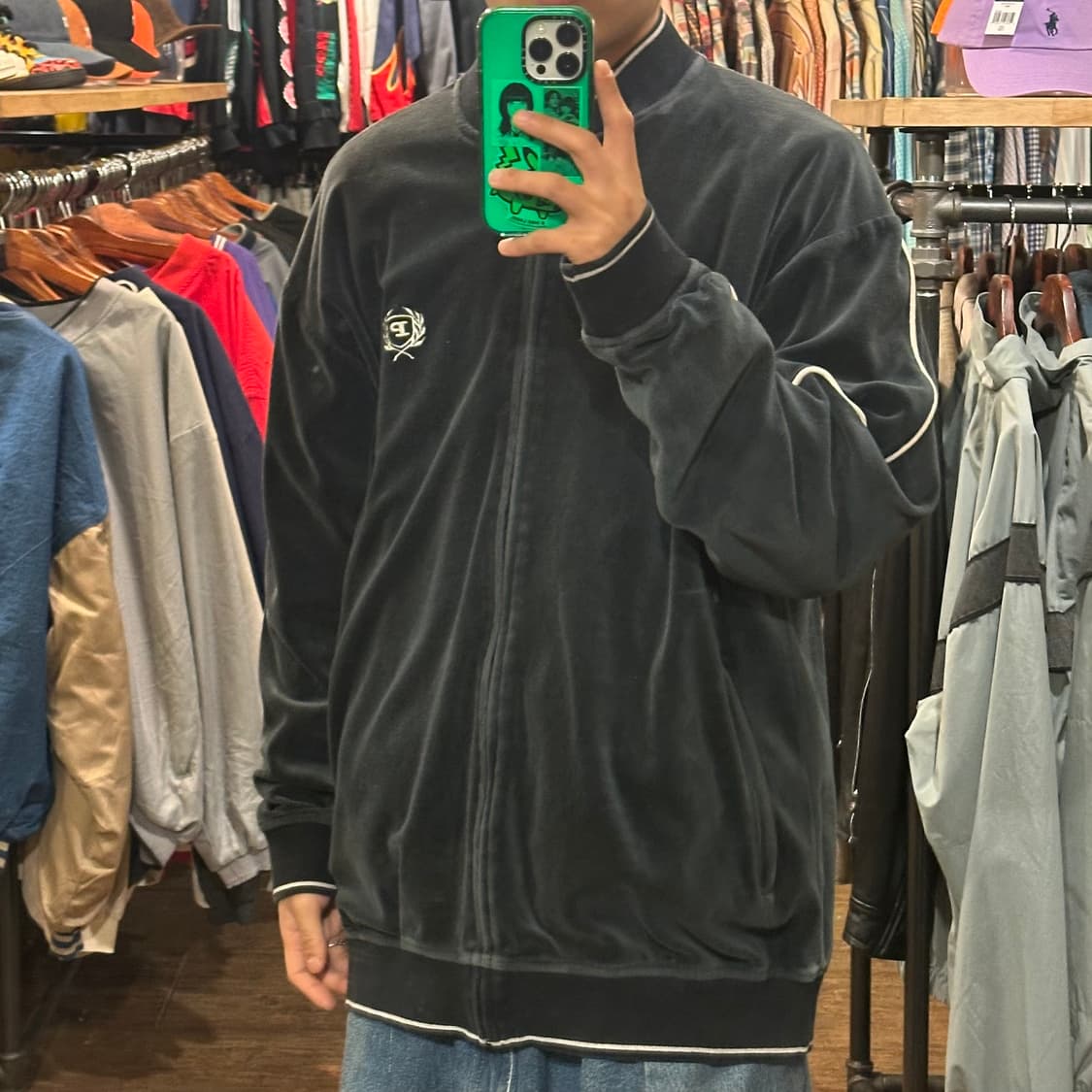 [HI] 빈티지 플리스 블랙 상품이미지3