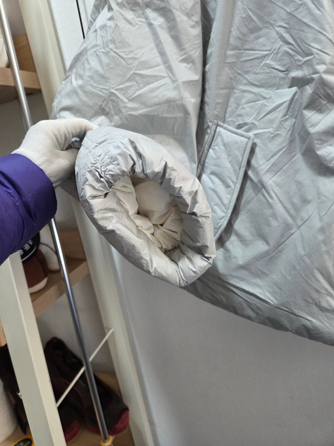 구스다운 오버핏 패딩 46사이즈 상품이미지3