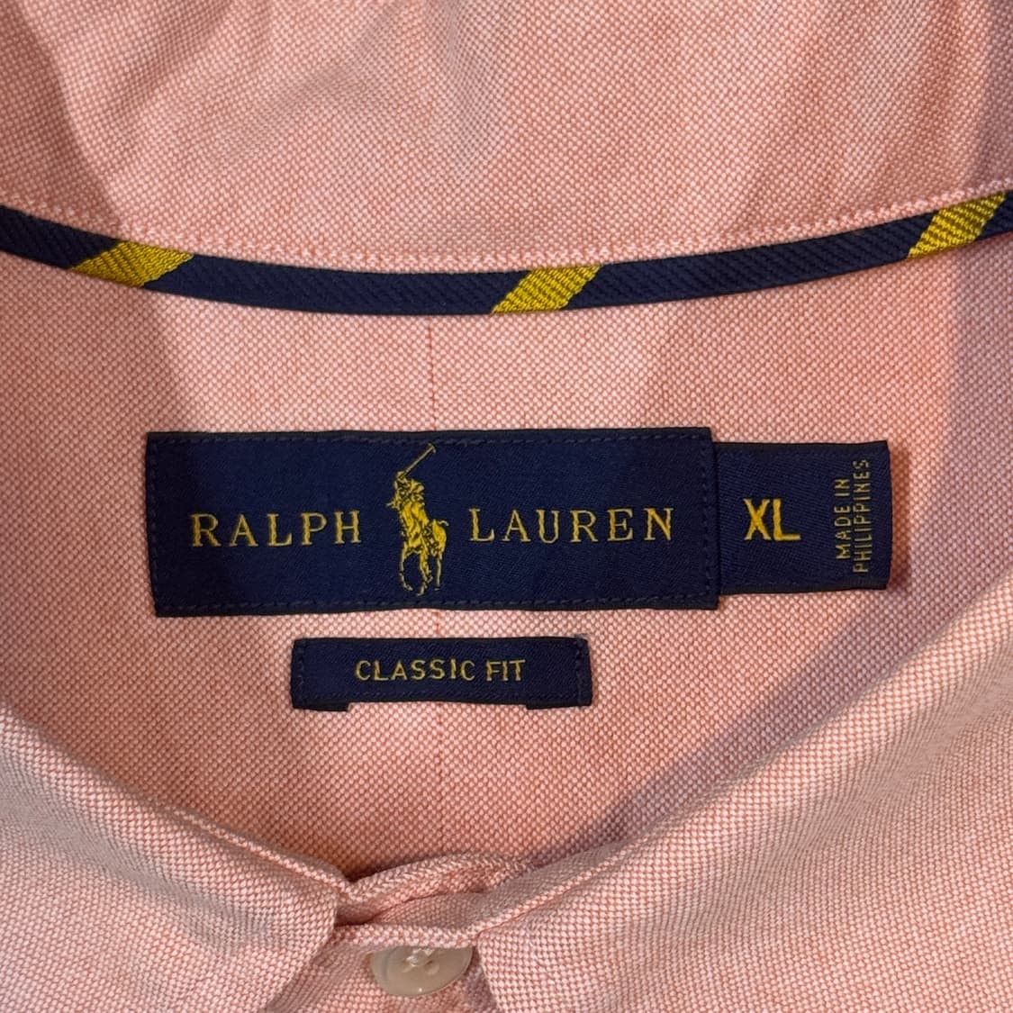 XL) 폴로 랄프로렌 클래식핏 인디핑크 옥스포드 셔츠 상품이미지7
