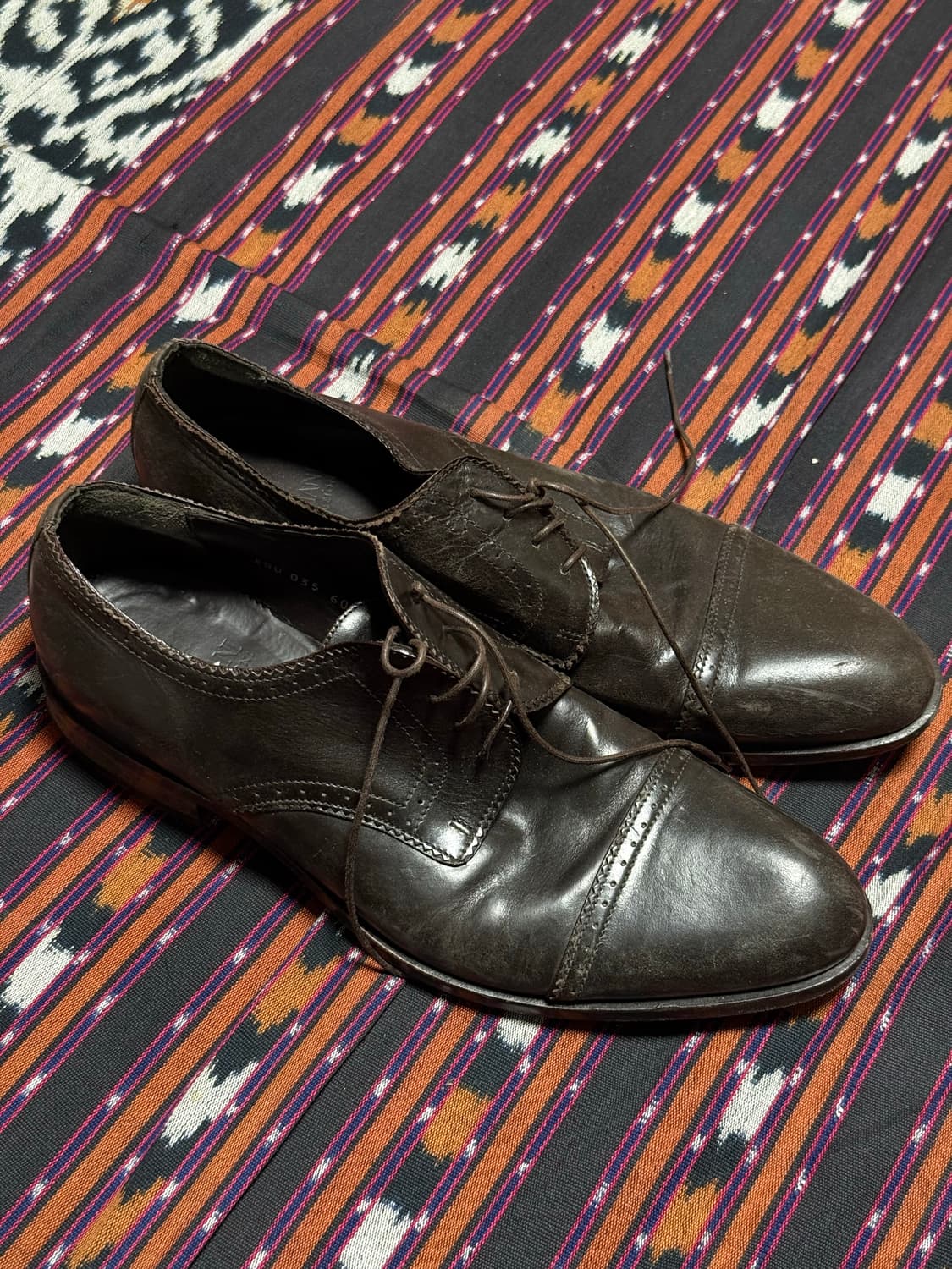 Armani collezioni 브라운 더비 상품이미지4