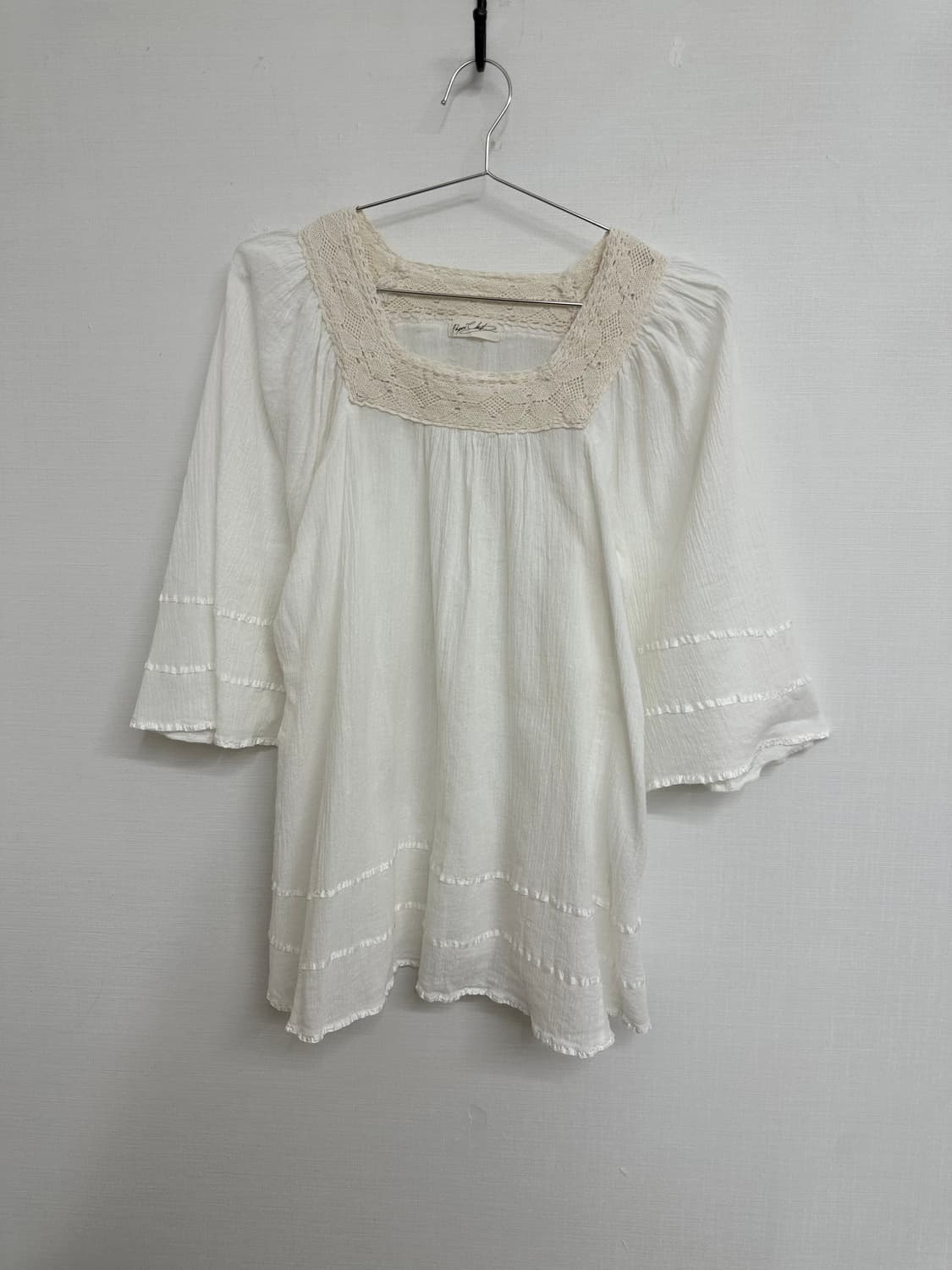 lace cotton top 상품이미지3