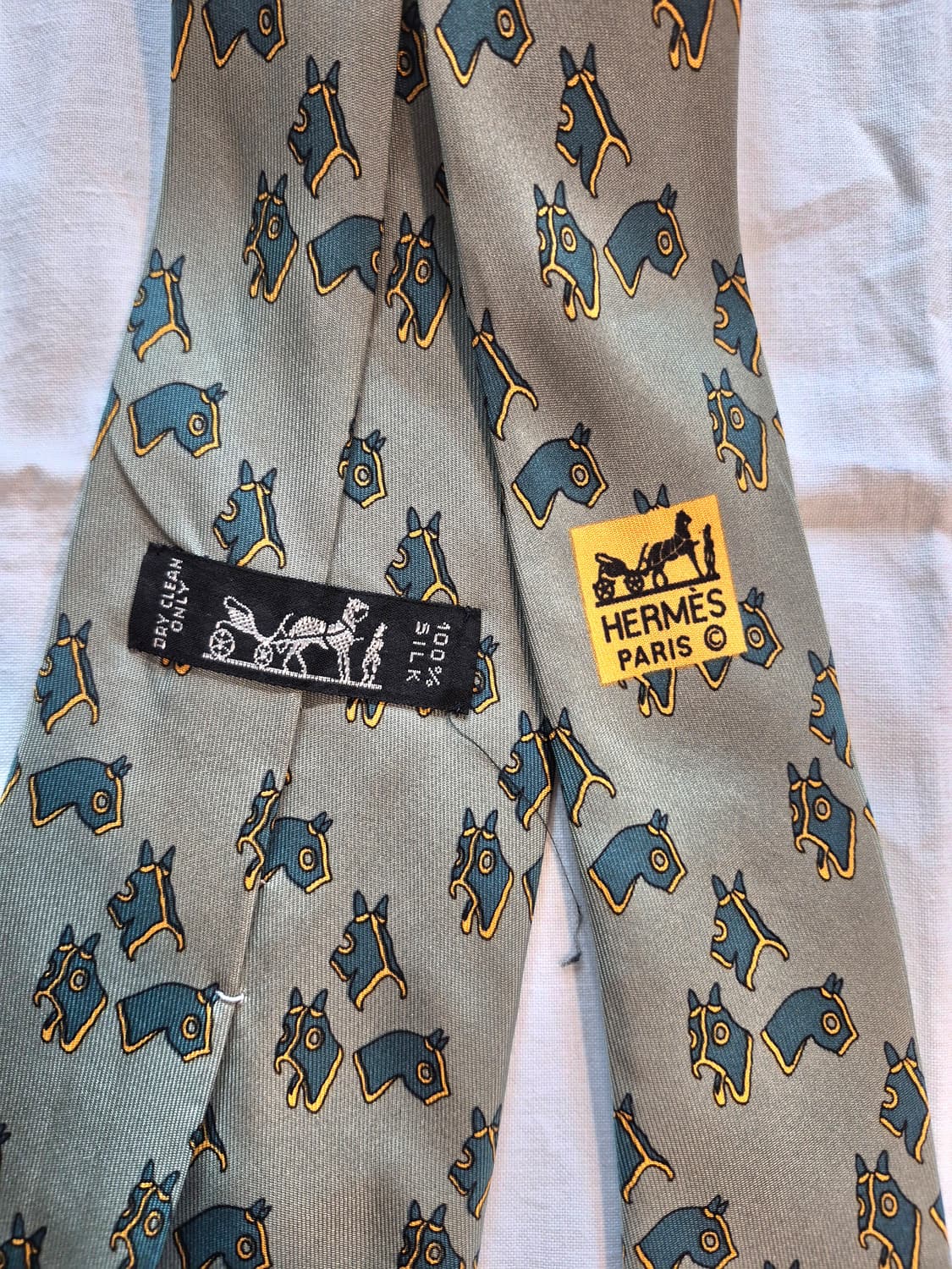 에르메스 명품실크넥타이  상품이미지2