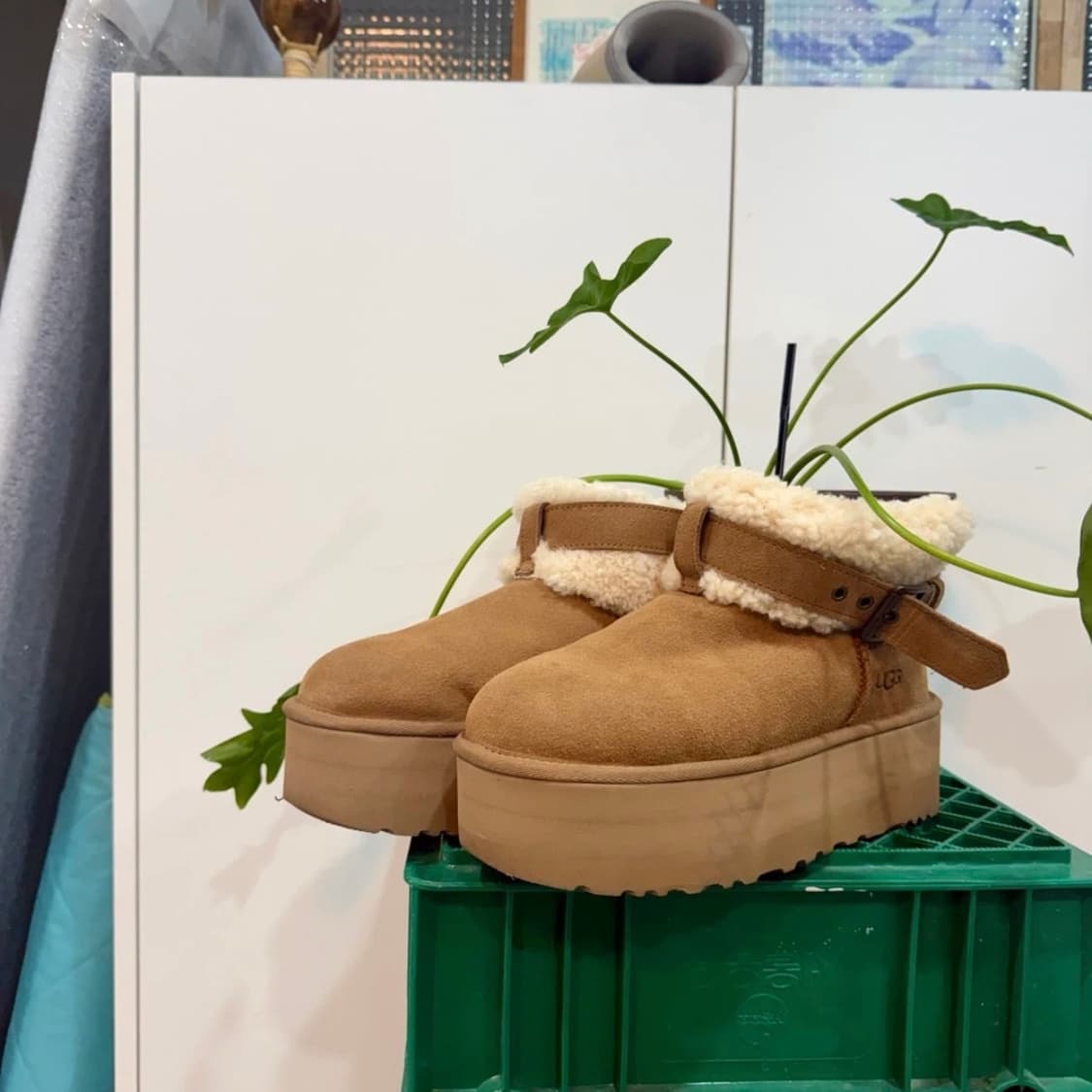 UGG 어그 울트라 미니 벨티드 롤러 플랫폼 부츠 240 상품이미지1