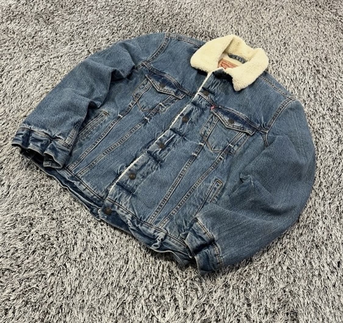 리바이스 쉐르파 데님 트러커 자켓 95/M 상품이미지1