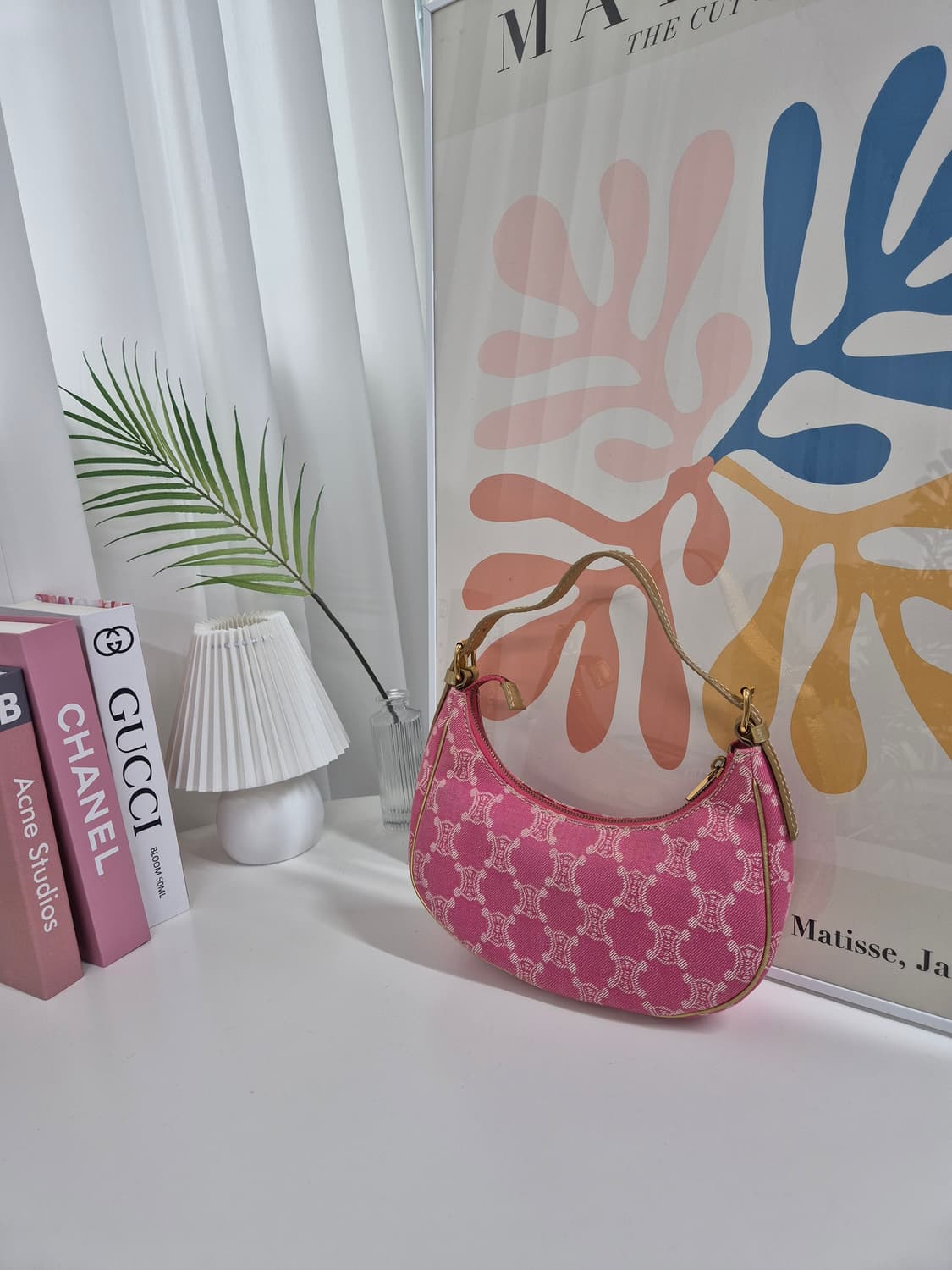 셀린느 아바 트리오페 핑크데님 호보백 상품이미지1