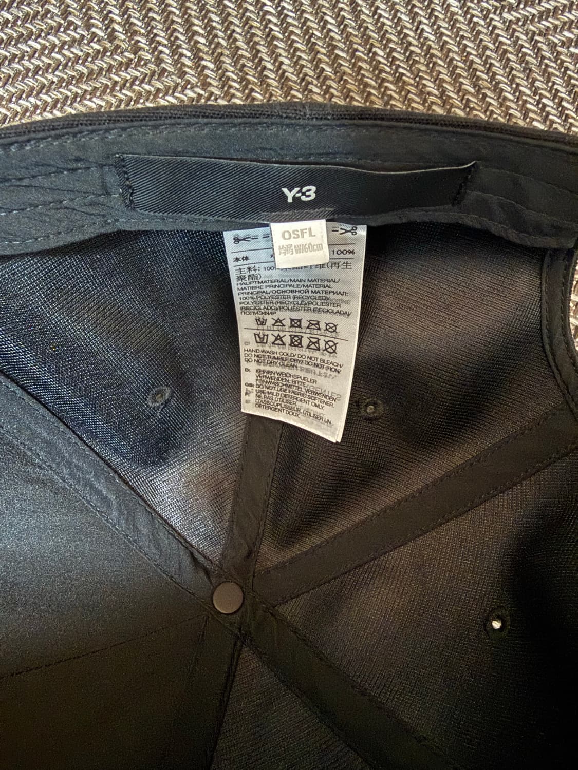 Y-3 볼캡 블랙  상품이미지3